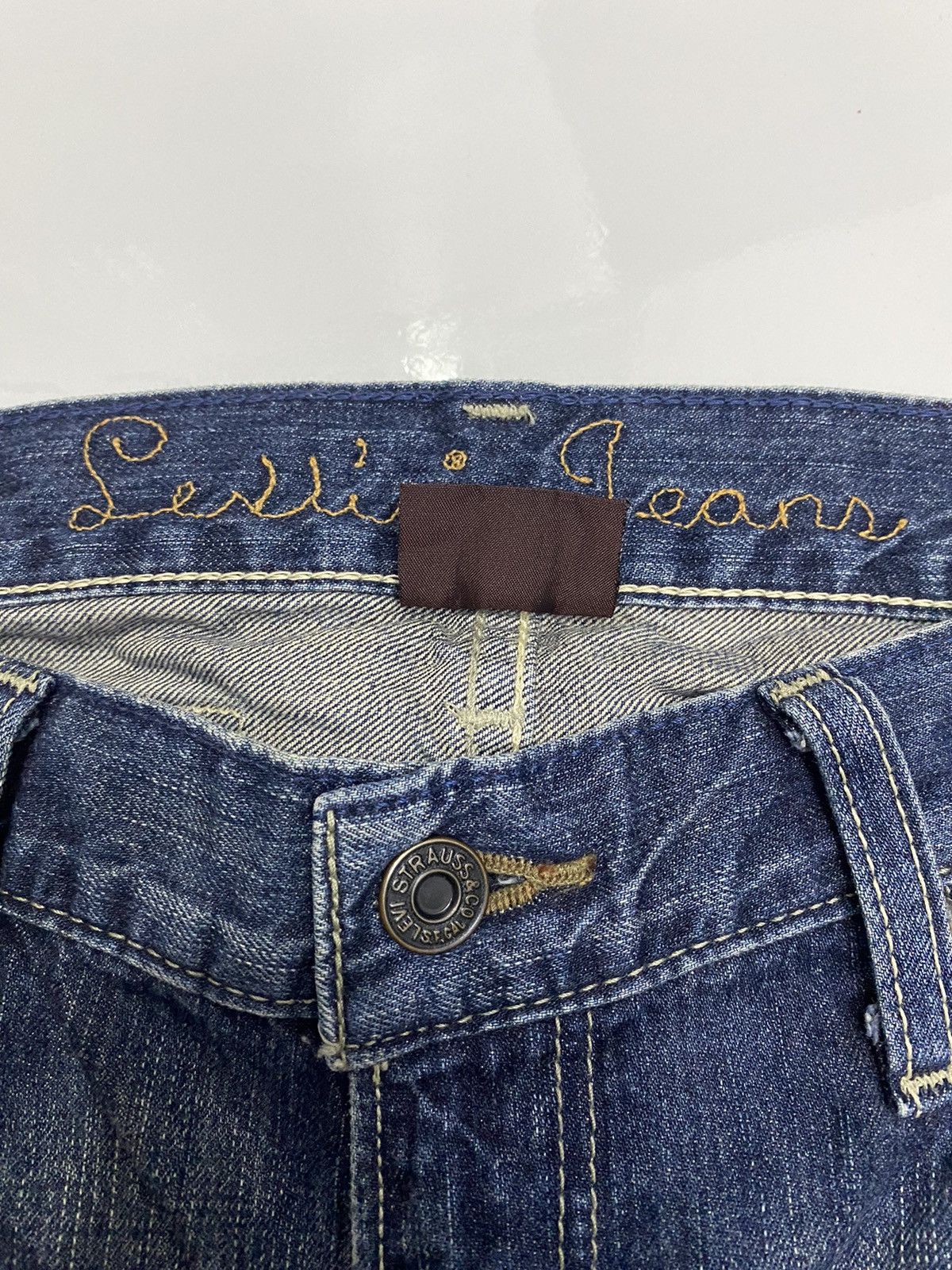 Levi's Vintage Clothing × Undercover VTG LEVIS 202🔥BUCKLE BACK DISTRESSED DENIM UNDERCOVER STYLE Size US 29 - 12 Thumbnail