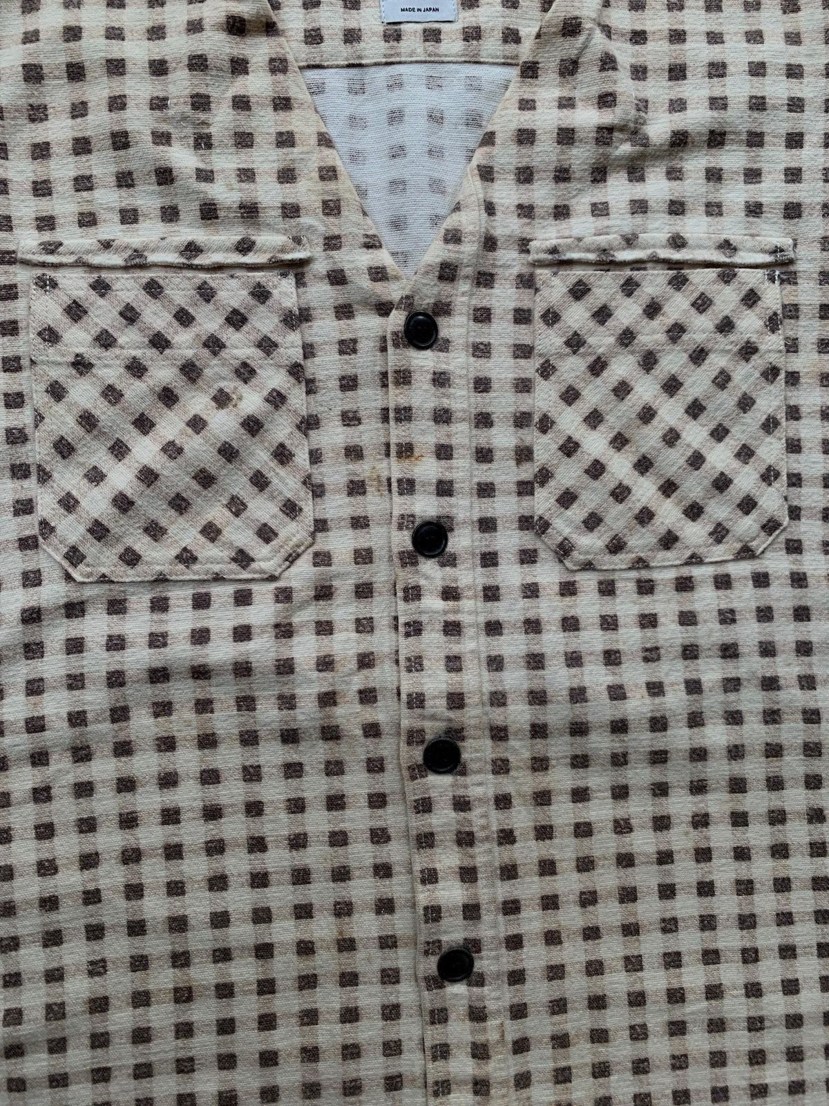 Visvim FREE TAX! Shadow Plaid Sleeveless Shirt Size US M / EU 48-50 / 2 - 5 Thumbnail