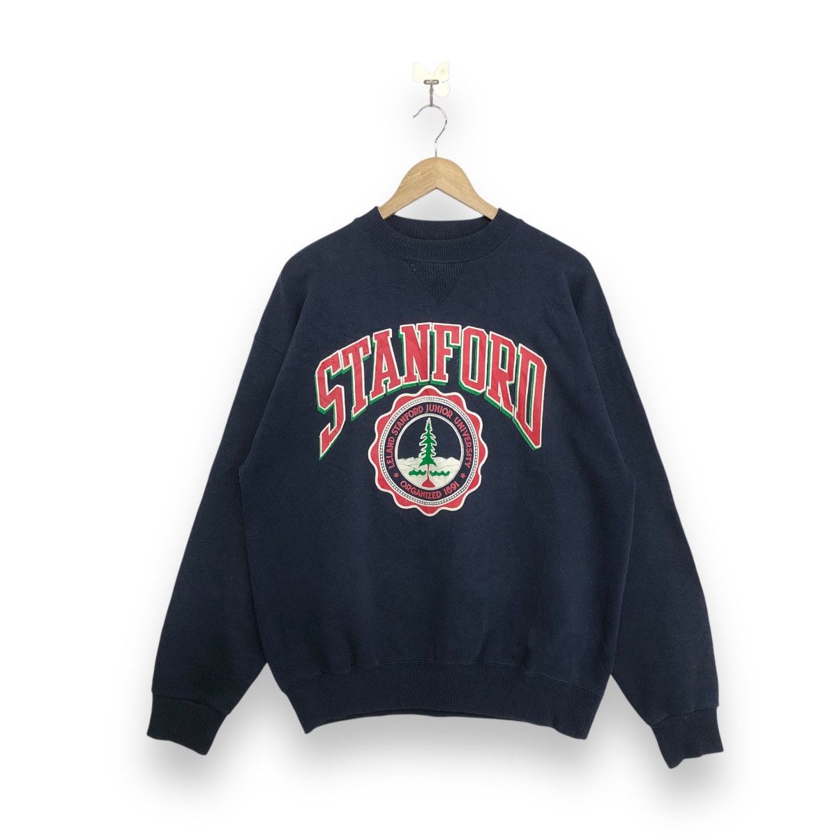Vintage STANFORD UNIVERSITY VINTAGE BIG LOGO SWEATSHIRT Size US L / EU 52-54 / 3 - 1 Thumbnail