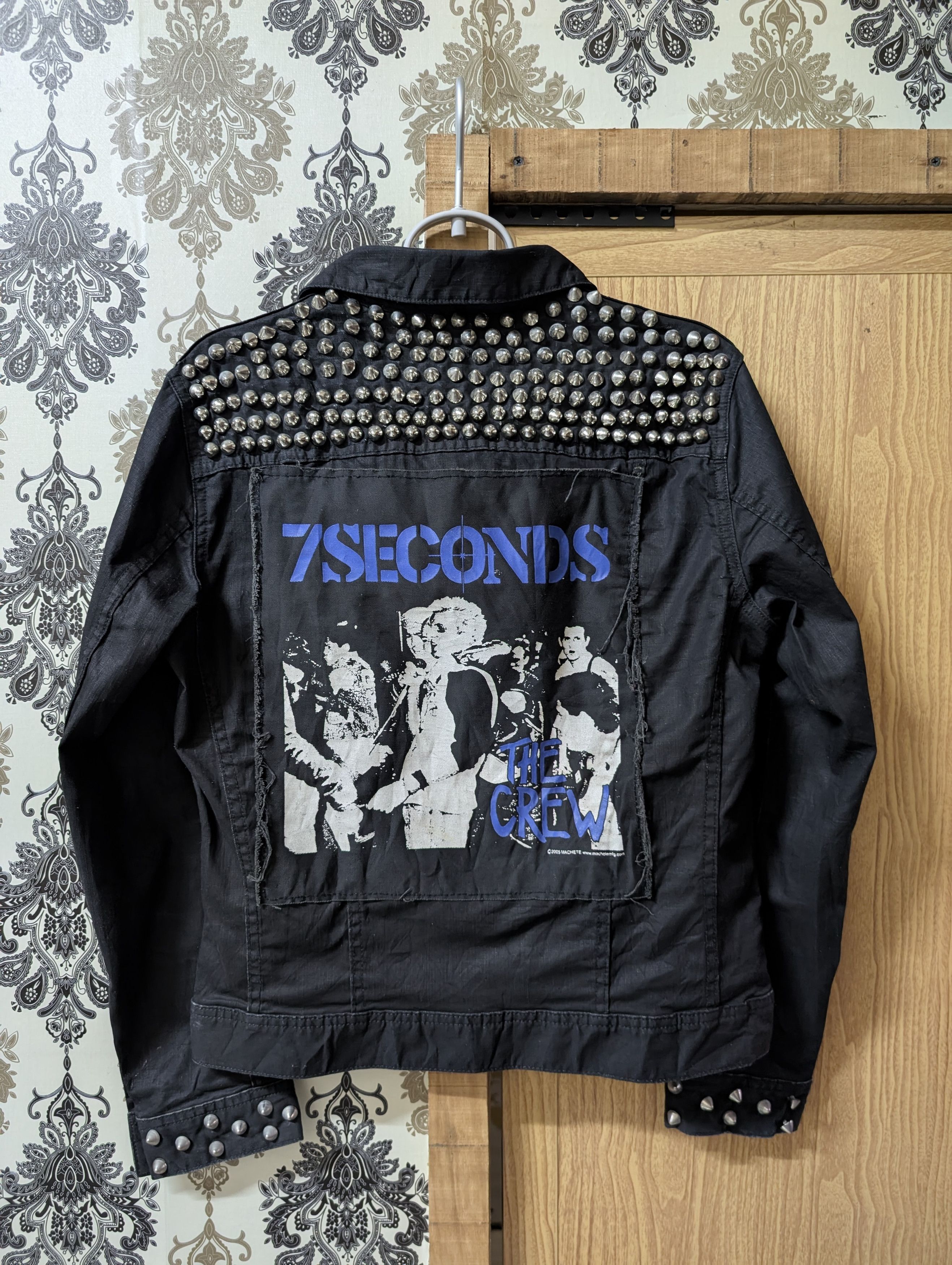 Band Tees Custom Jacket Vintage 7 Seconds Band Hardcore Punk Anarchy Size US M / EU 48-50 / 2 - 1 Thumbnail