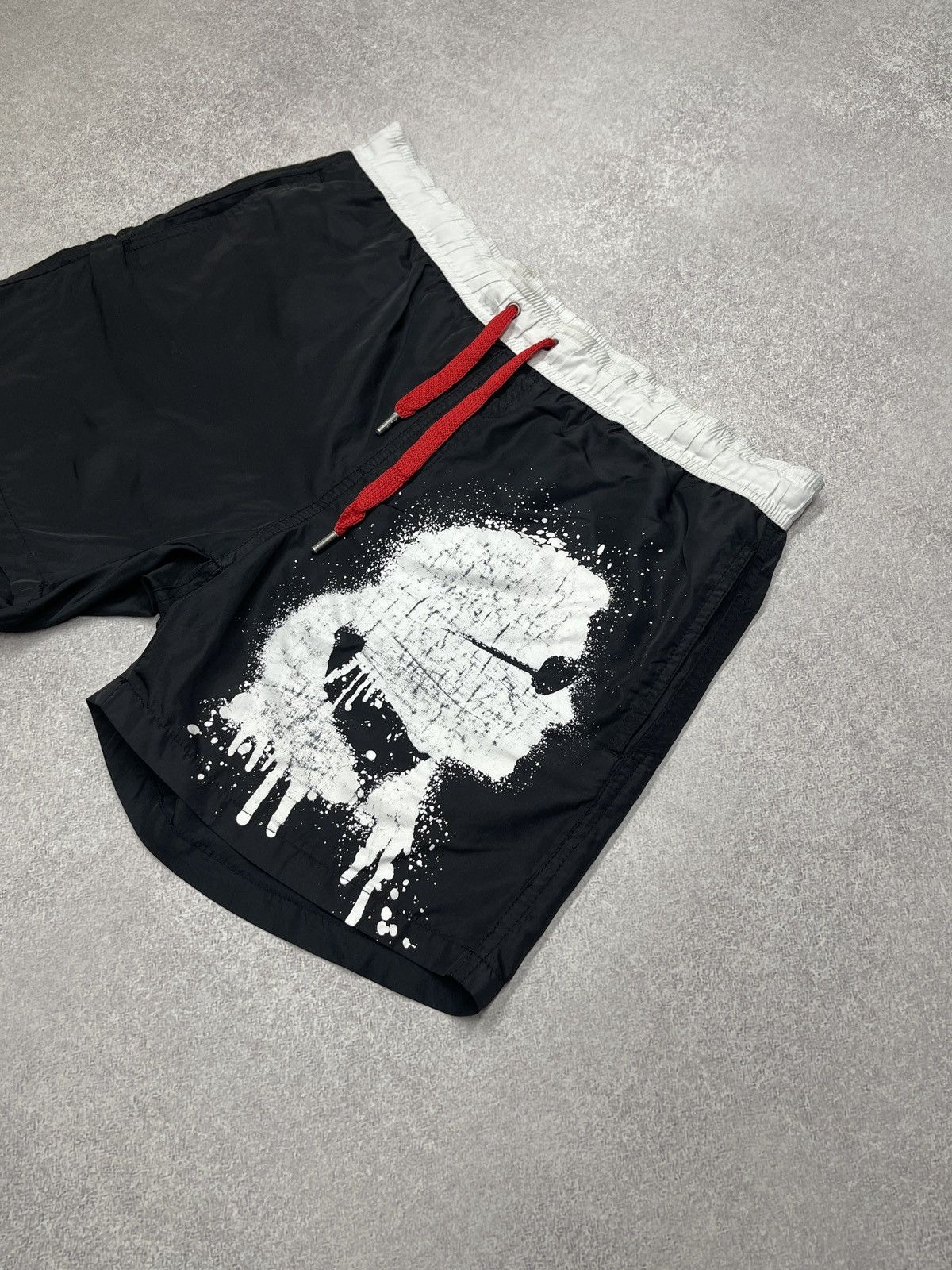 Designer × Karl Lagerfeld Mens Karl Lagerfeld Beachwear Black Shorts Big Logo Size M Size US 32 / EU 48 - 3 Thumbnail