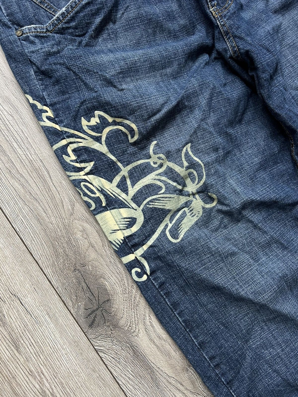 Karl Kani × Vintage DENIM RAP PANTS KARL KANI 🔘 TUPAC SHAKUR 🔘 Y2K SK8 🔘 XL 🔘 Size US 36 / EU 52 - 2 Thumbnail