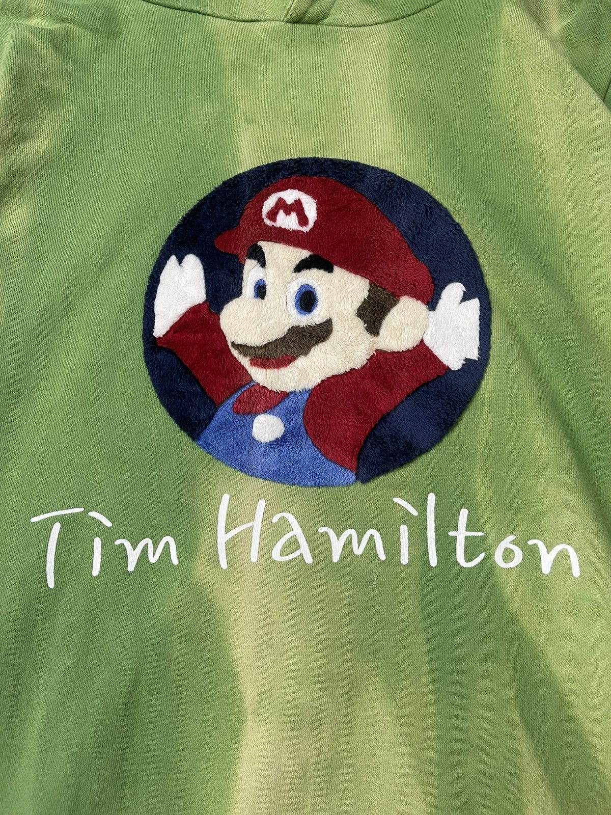 Tim Hamilton Vintage Super Mario Tim Hamilton Embroidered Tie Dye Hoodie Size US M / EU 48-50 / 2 - 12 Thumbnail
