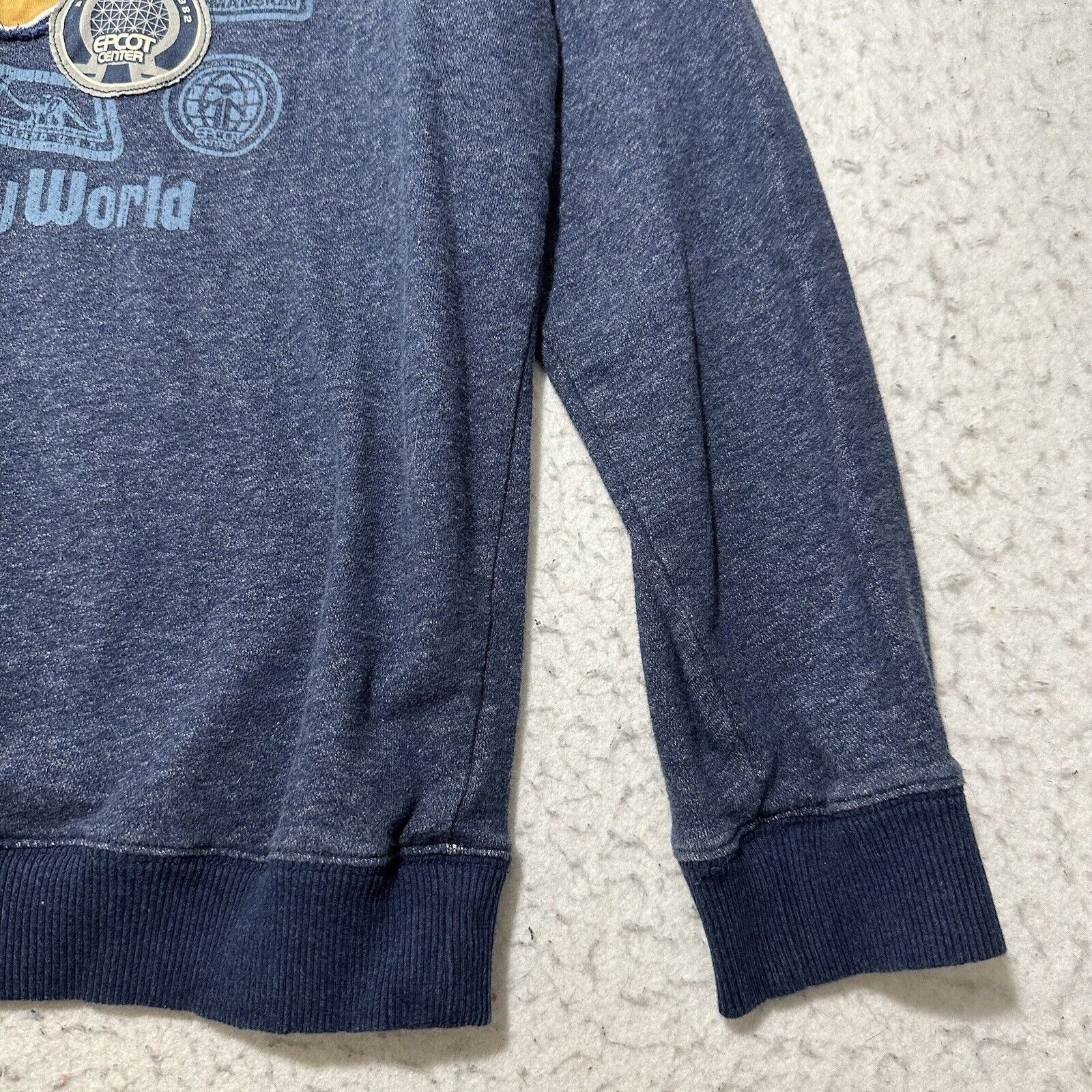 Disney Disney Large Crewneck Sweater '71 Patch Crewneck Navy Blue Size US L / EU 52-54 / 3 - 5 Thumbnail