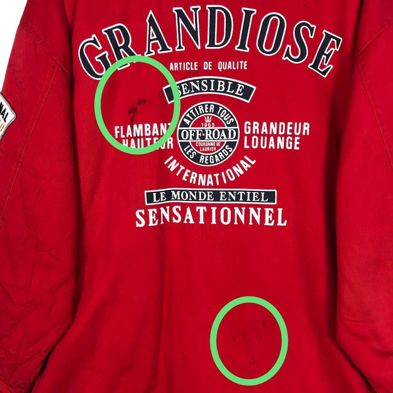 Vintage Vintage Grandios International Racing Jacket Off-Road Hoodie Size US L / EU 52-54 / 3 - 13 Thumbnail
