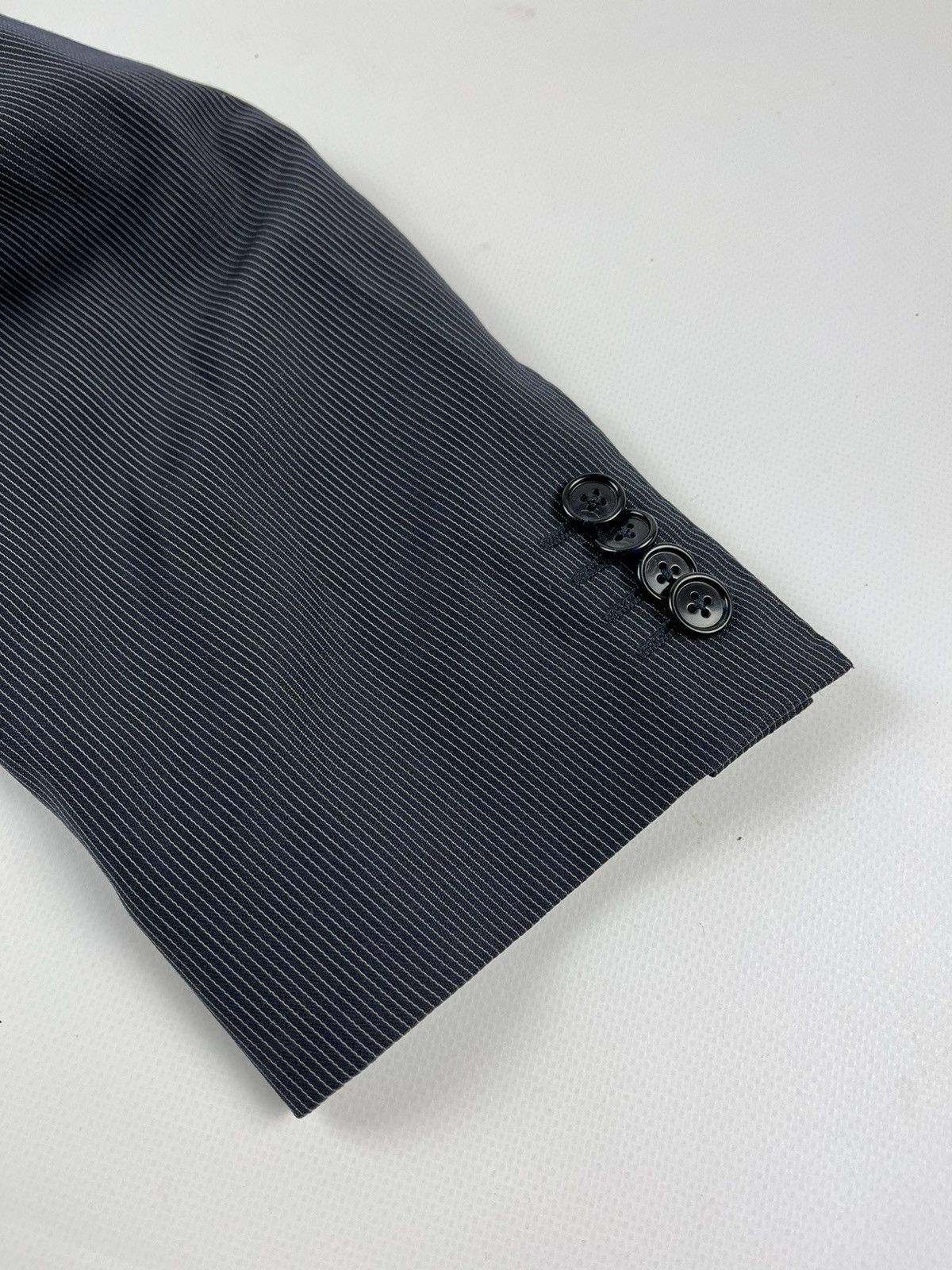 Corneliani 🕴️Corneliani formal classic suit white striped Size 52R - 8 Thumbnail
