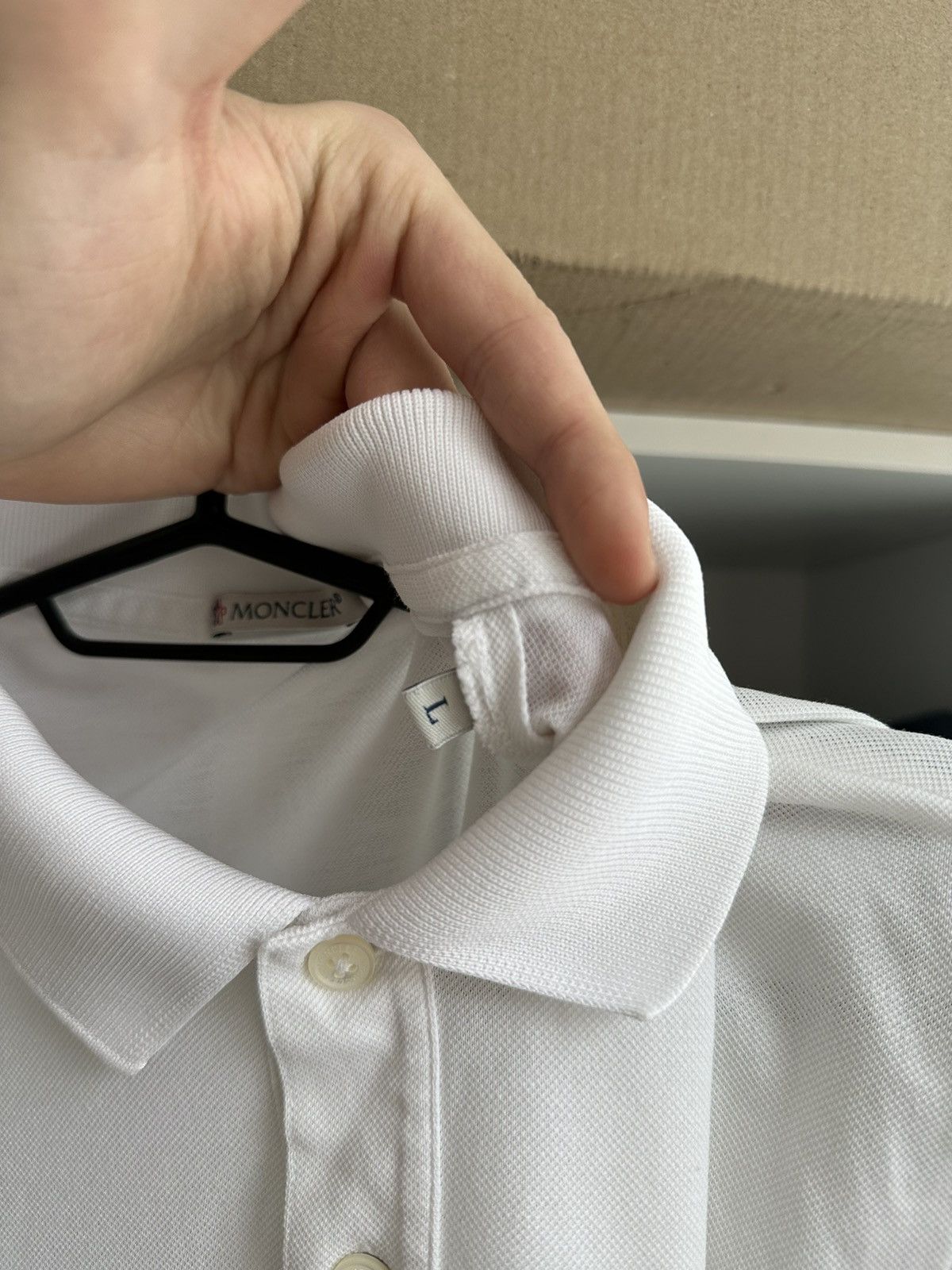 Moncler 🔥VINTAGE MONCLER MAGLIA POLO MANICA CORTA🔥 Size US L / EU 52-54 / 3 - 4 Thumbnail