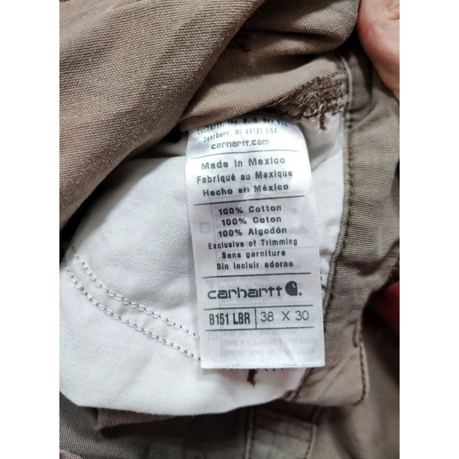 Carhartt Carhartt Carpenter Pants Brown Acid Wash Tie Dye Canvas Mens 38x30 Grunge Workwear Size US 38 / EU 54 - 5 Thumbnail