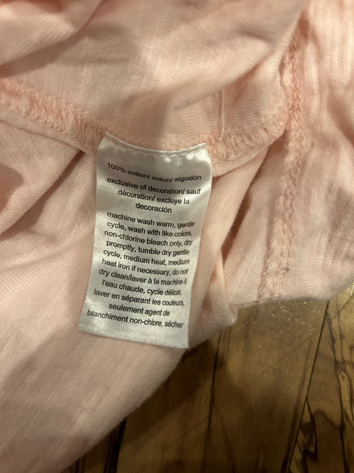 Tommy Hilfiger Tommy Hilfiger Light Pink Lace-Up 3/4 Sleeve Top Size XL Size XL / US 12-14 / IT 48-50 - 8 Thumbnail