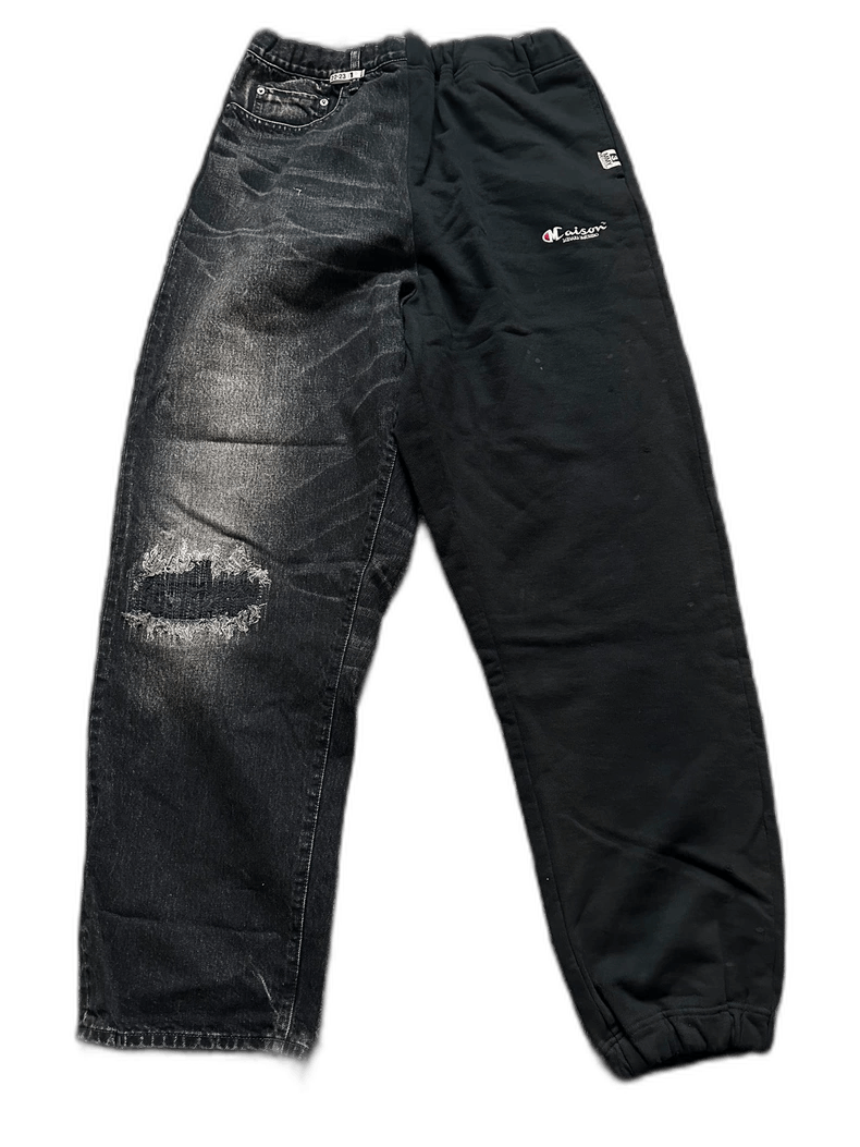 Maison MIHARA YASUHIRO Maison MIHARA YASUHIRO Dual Fabric Jogger Pants Size US 44 / EU 60 - 1 Thumbnail
