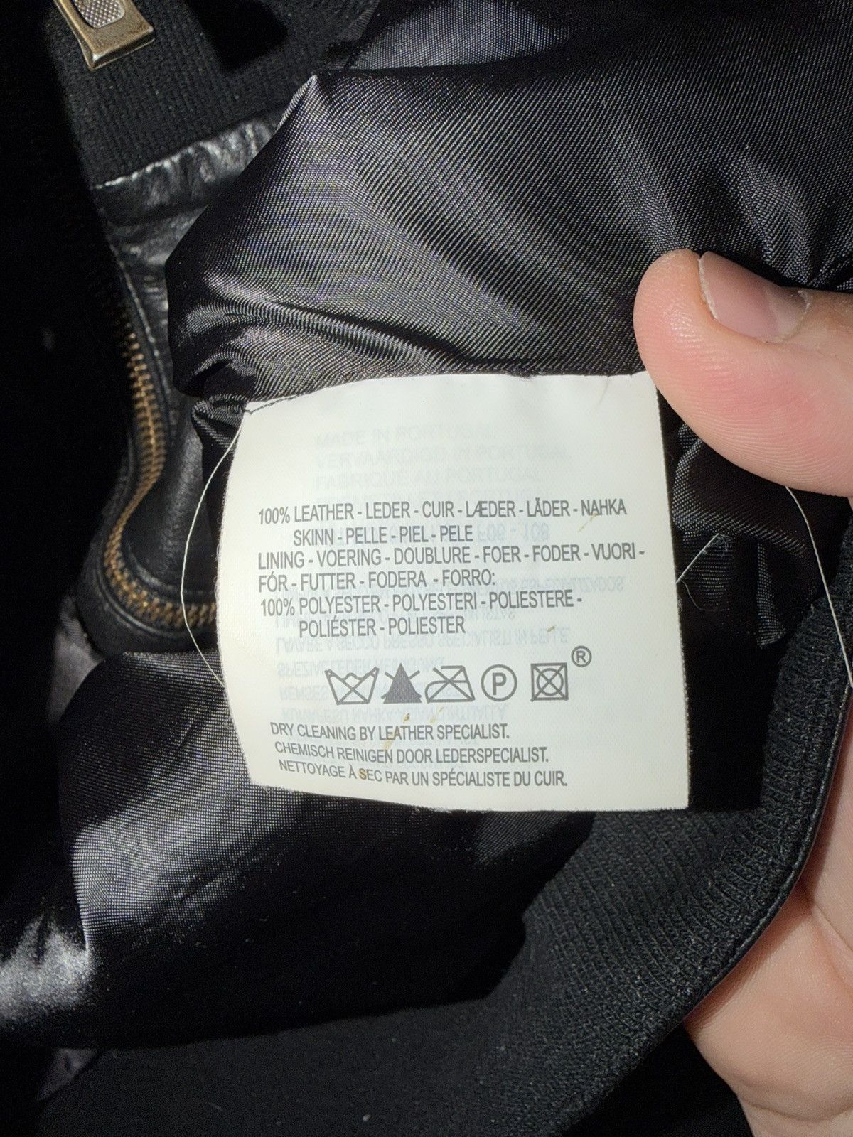 Levi's Vintage Levis Blue Star Biker Jacket Lederjacket Bombers 90s Size US M / EU 48-50 / 2 - 8 Thumbnail