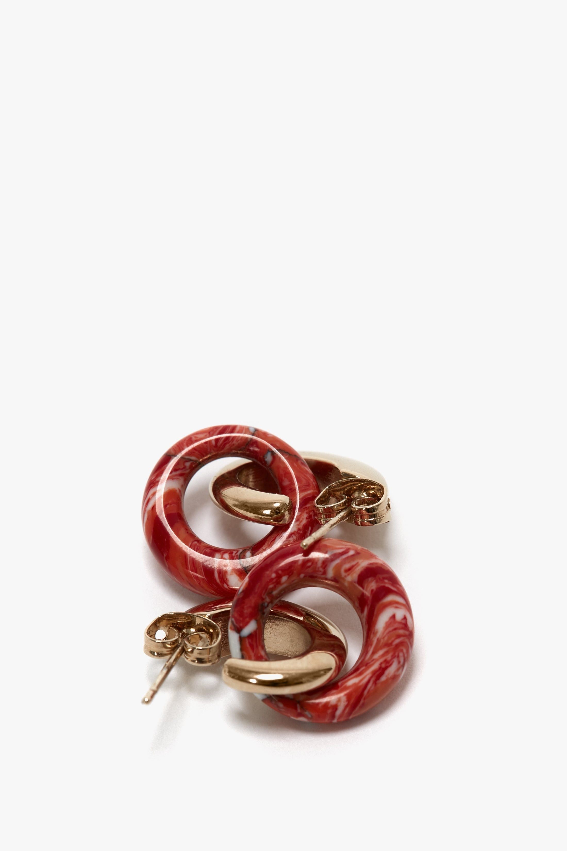 Victoria Beckham o1mle0525 Size: OS / Exclusive Resin Pendant Earrings Size ONE SIZE - 2 Thumbnail