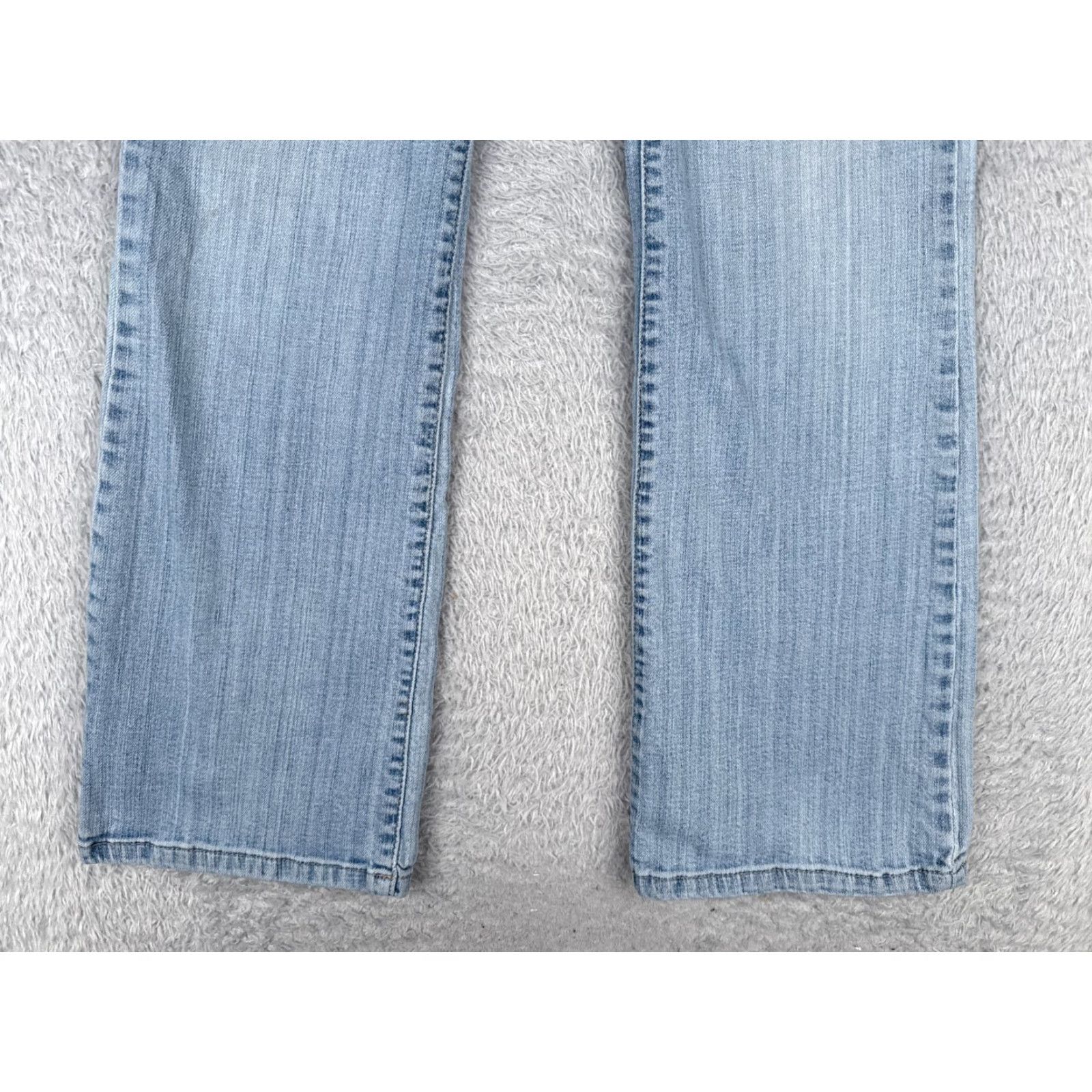 Vintage Style&co. Jeans Women Flared Jeans 6 Light Blue Denim Mid Rise 25x29 Blue, 5-Pocket, 29 Inseam, Regular, Cotton, Size 6, Jeans, Women, Style&Co. Size 28" / US 6 / IT 42 - 2 Thumbnail