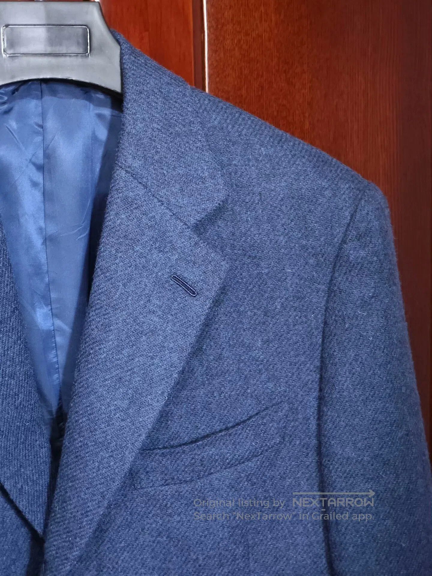 Japanese Brand British Moon Tweed Custom Suit Jacket. Size US L / EU 52-54 / 3 - 2 Thumbnail
