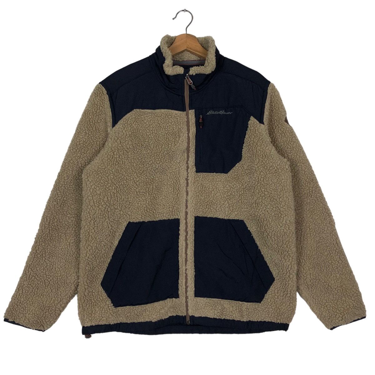 Eddie Bauer 🔥90’s Vintage Dip Pile Fleece Jacket Eddie Bauer USA Size US L / EU 52-54 / 3 - 1 Thumbnail