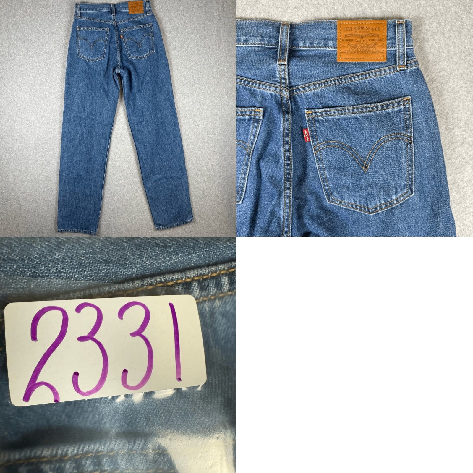 Levi's Levi's Premium Jeans Womens 26x32 Straight Leg Denim High Rise Cotton Blue Modern Straight Women 26 32 Blue Denim (Pre-owned) Size 26" / US 2 / IT 38 - 8 Thumbnail