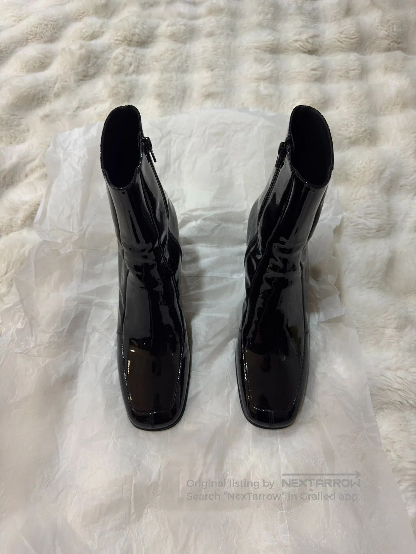 Saint Laurent Paris Saint Laurent Paris Patent Leather Boots| Size US 9 / EU 42 - 4 Thumbnail