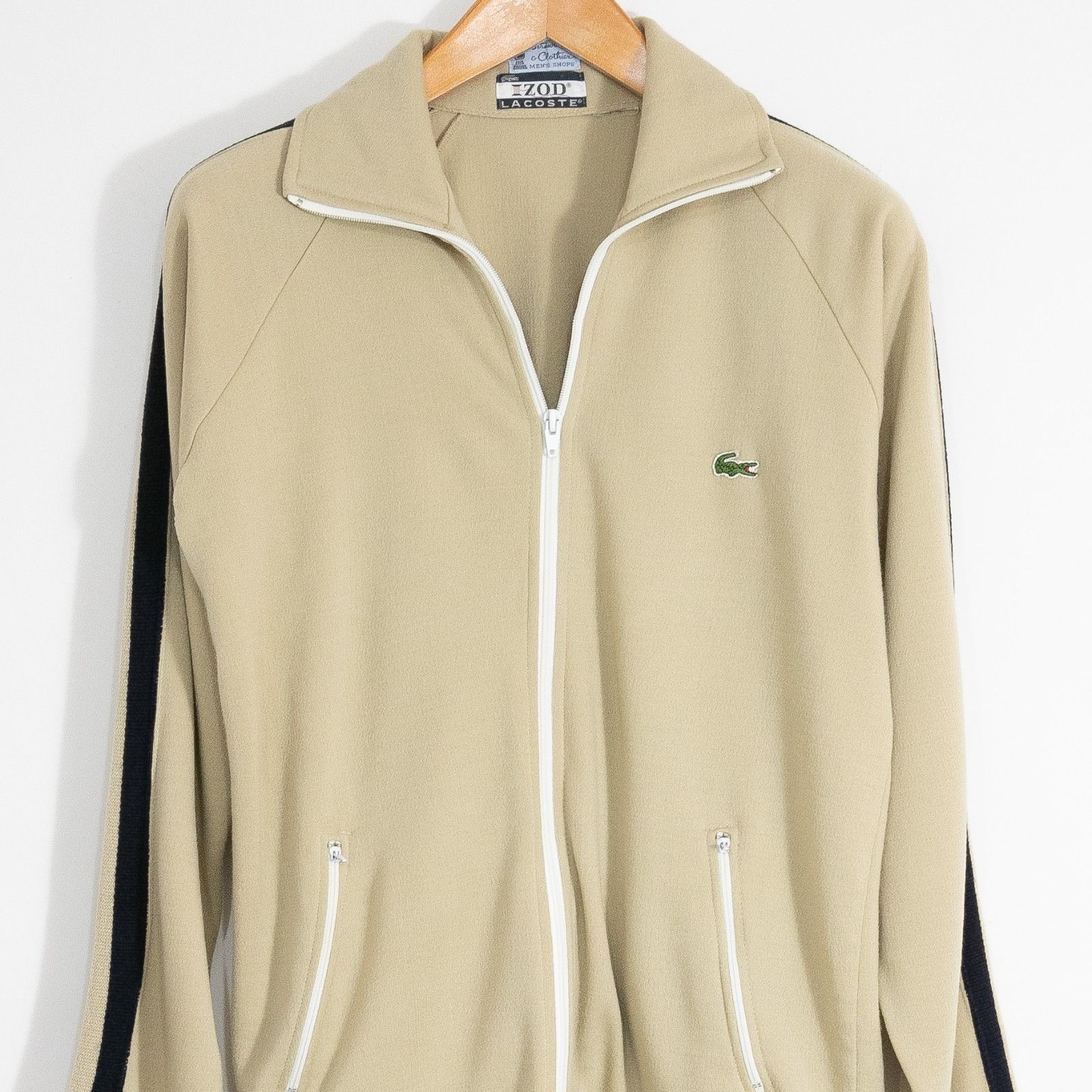 Lacoste Vintage Izod Lacoste Track Jacket Mens Large - Warm Up Zip Size US L / EU 52-54 / 3 - 2 Thumbnail