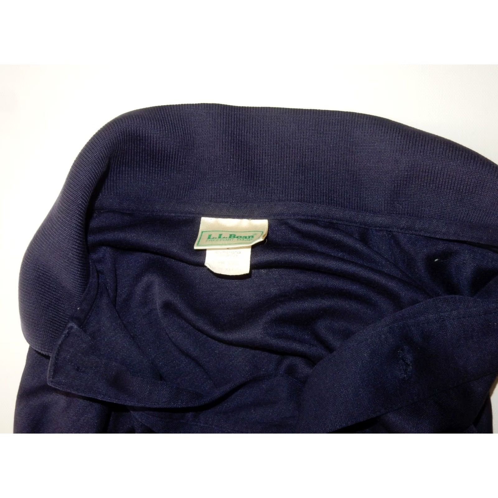 Vintage VTG L.L. Bean Polo Shirt Long Sleeve Mens LT Blue Cotton Blend USA Made Holes on Back Size US L / EU 52-54 / 3 - 3 Thumbnail
