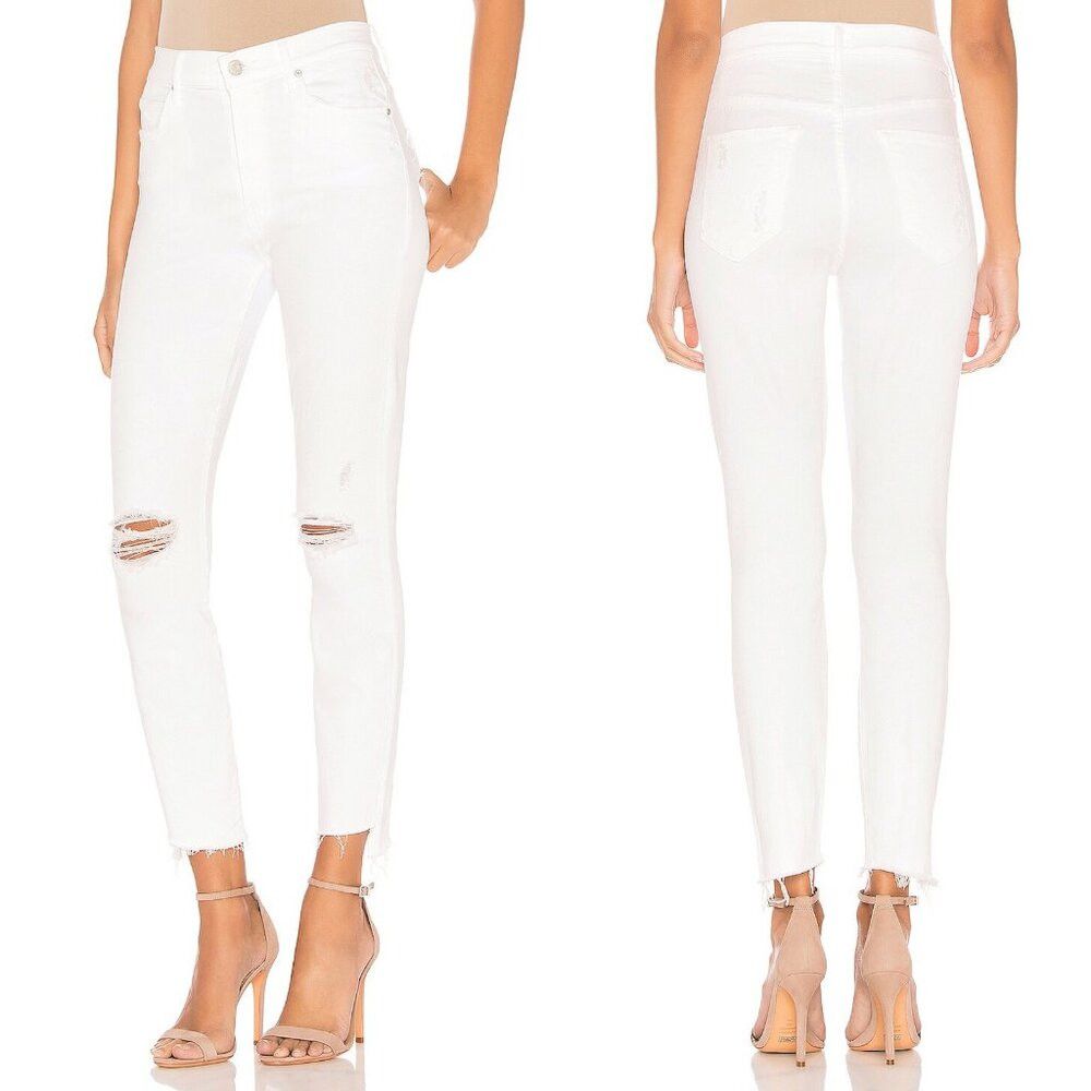 MOTHER MOTHER Stunner Zip Ankle Step Fray in Little Miss Innocent Size 28" / US 6 / IT 42 - 1 Thumbnail