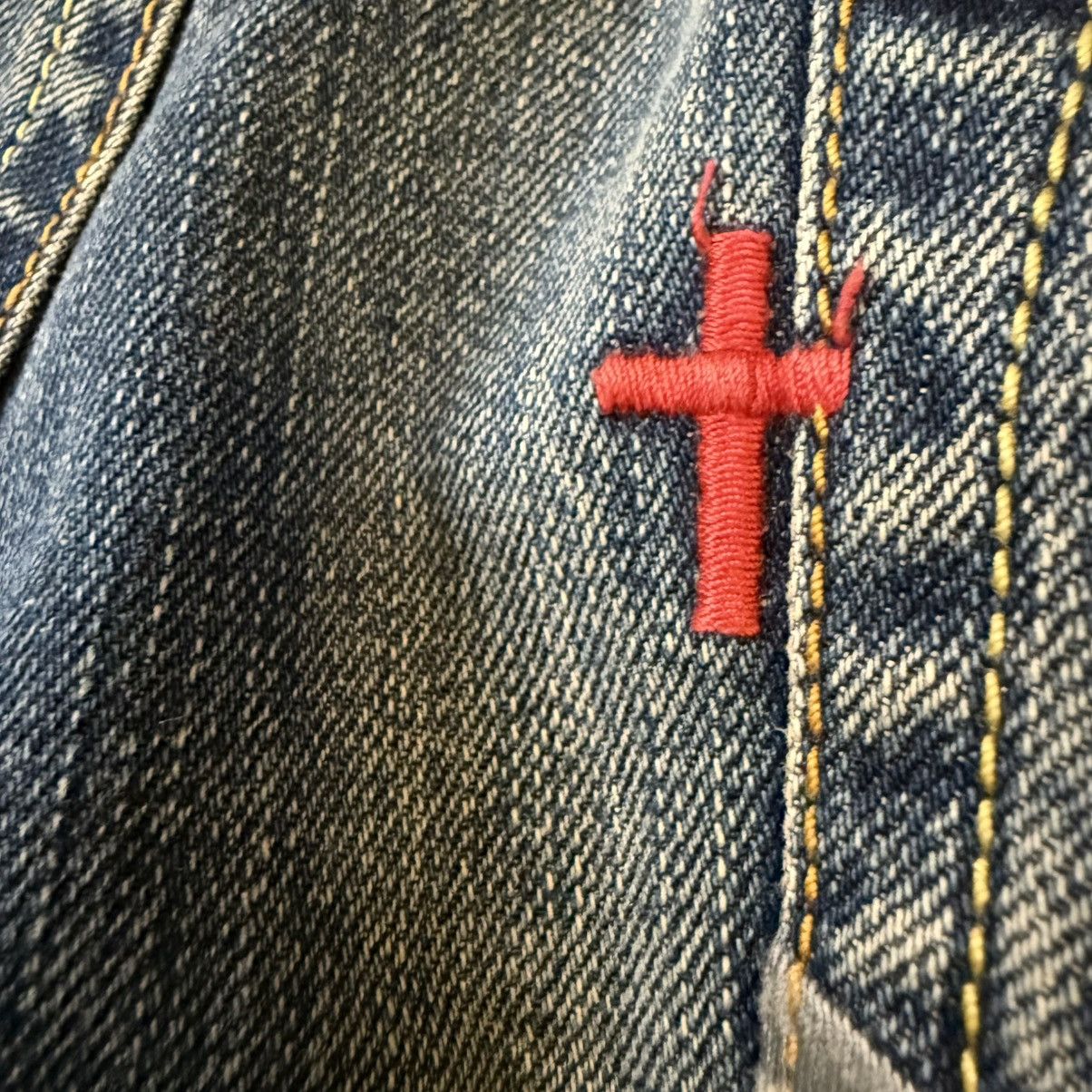 Affliction 🔥🇯🇵 Japanese Distressed Genoese Multi Pocket Denim Size US 34 / EU 50 - 10 Thumbnail