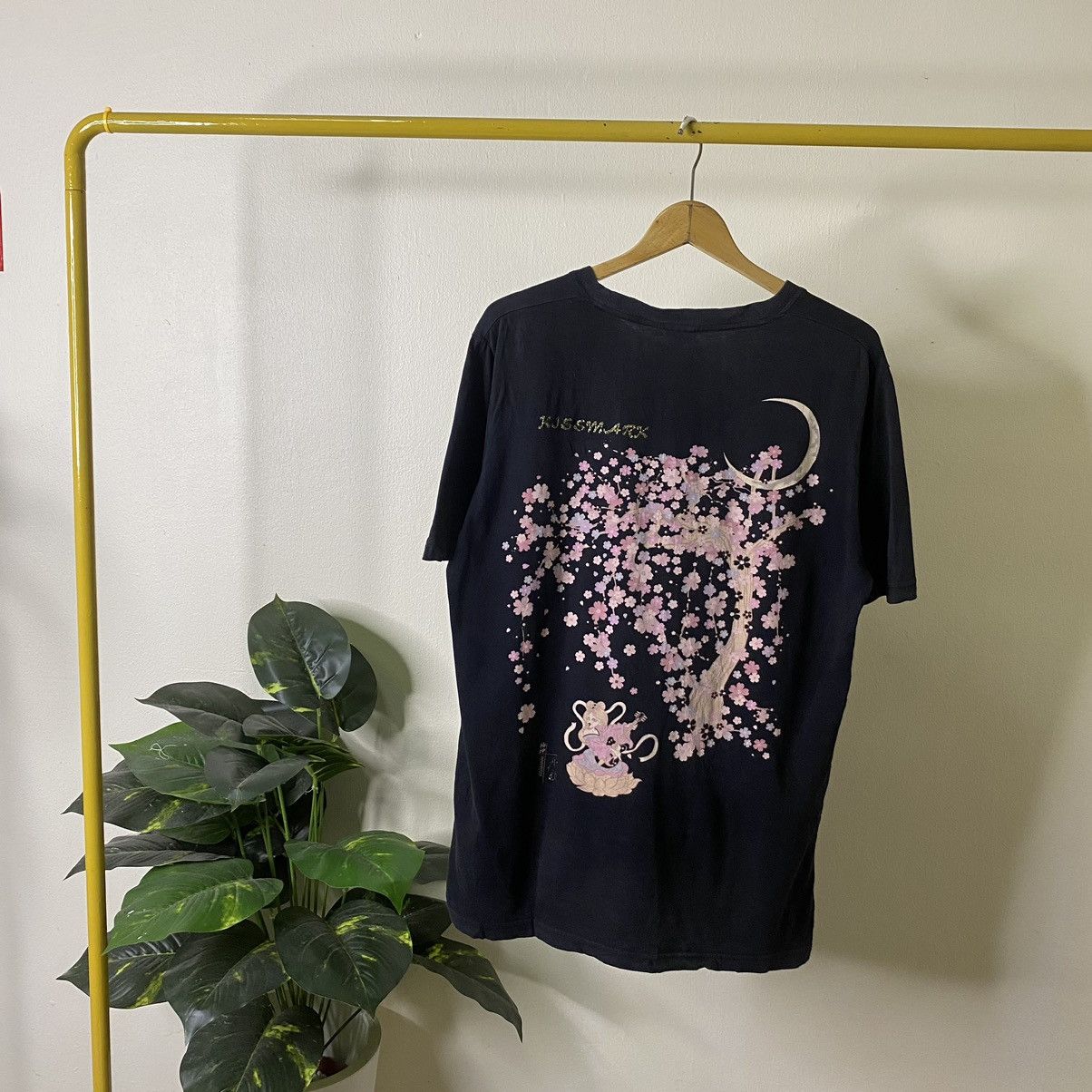 Japanese Brand Kissmark Sakura Bloom Ed Hardy Karakuri Tamashii Style Tee Size US L / EU 52-54 / 3 - 1 Thumbnail