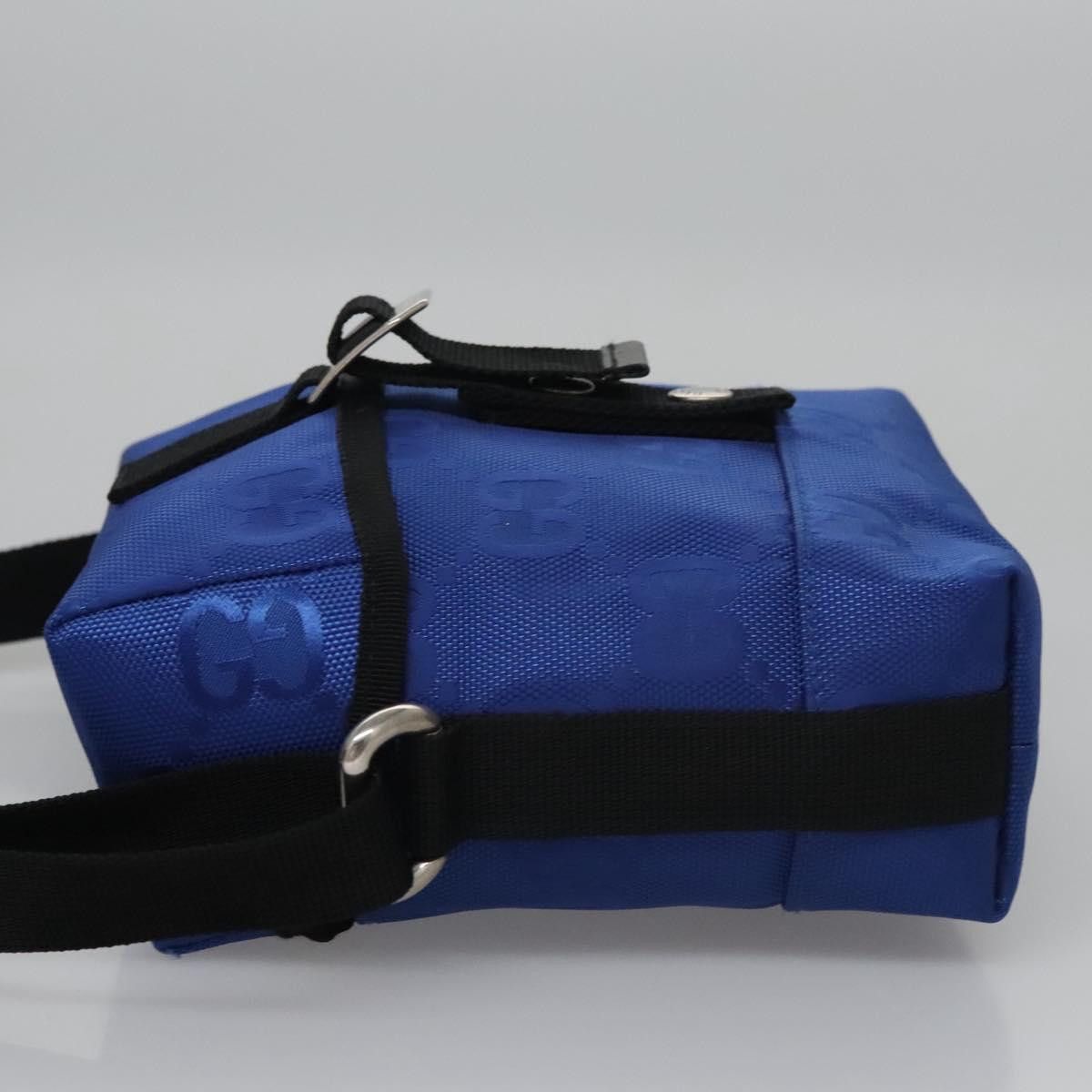 Gucci GUCCI GG Canvas Shoulder Bag Blue Size ONE SIZE - 4 Thumbnail