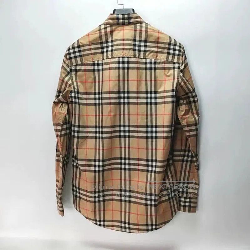 Burberry Burberry Khaki Long Sleeve Men's Shirt. Size US L / EU 52-54 / 3 - 2 Thumbnail