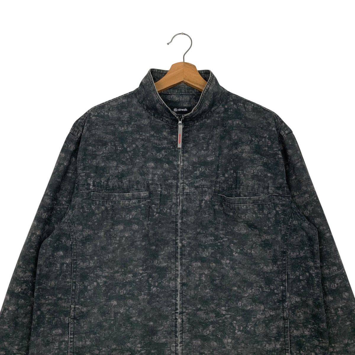 Airwalk AIRWALK Turtleneck 4 Pocket Acid Wash Jacket #2515-C114 Size US L / EU 52-54 / 3 - 2 Thumbnail