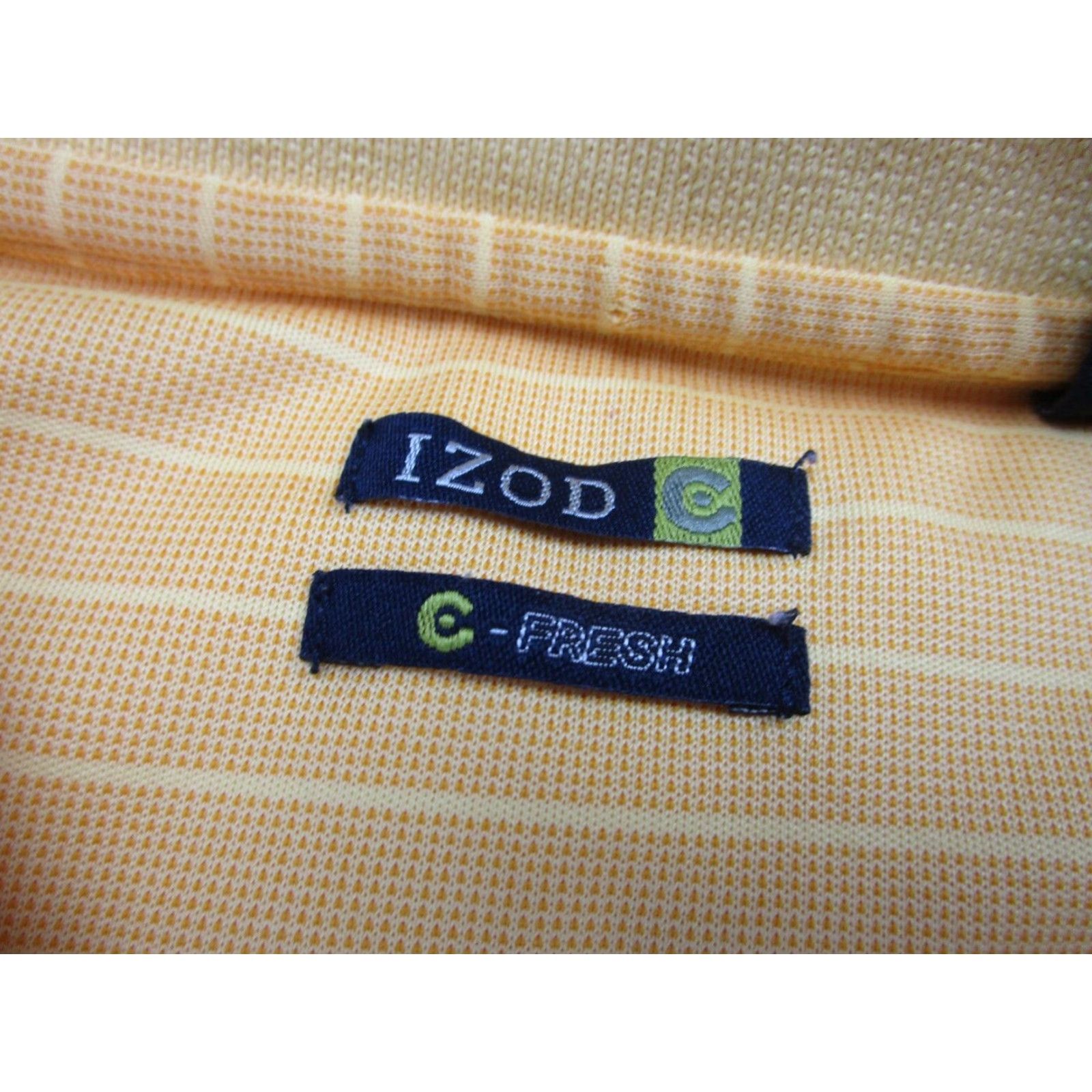 Izod IZOD Brand Polo Shirt Mens 2XL Yellow Branson Creek Country Club Golf Resort Course Size US XXL / EU 58 / 5 - 5 Thumbnail