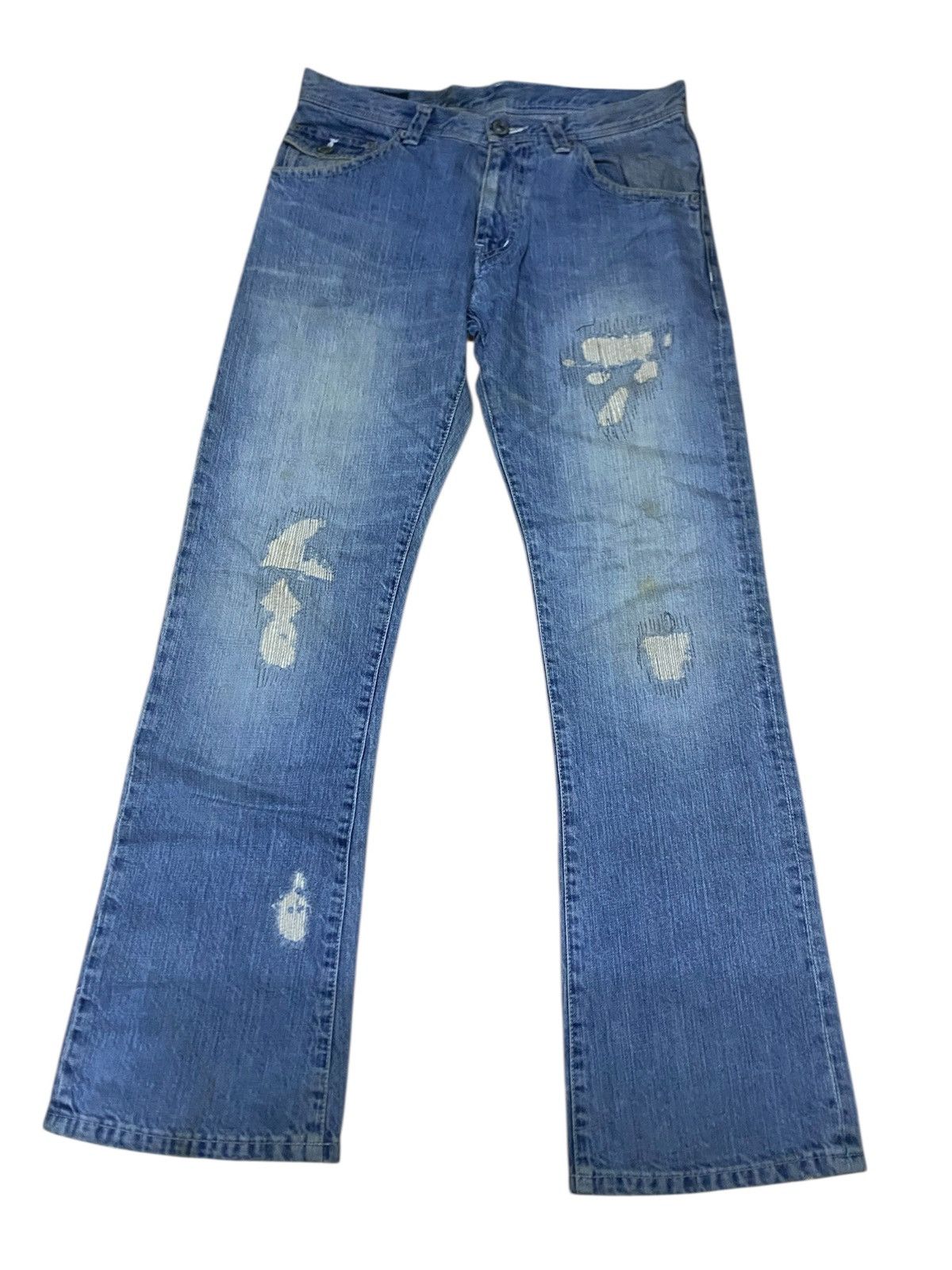Issey Miyake Tete Homme Distressed Size US 32 / EU 48 - 1 Thumbnail