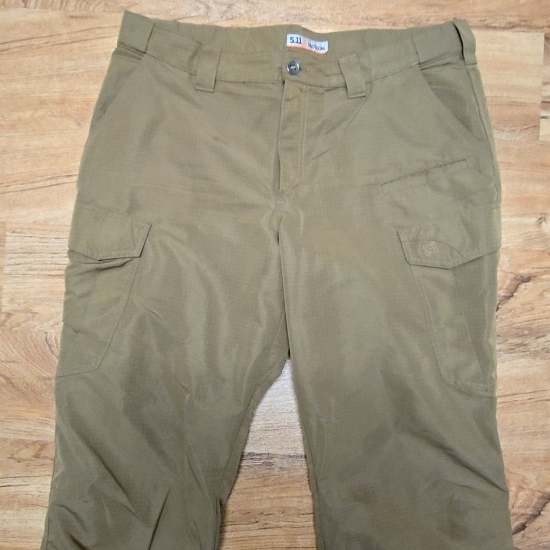 5.11 5.11 Tactical Cargo Pants Ripstop Brown Utility 38x36 Size US 38 / EU 54 - 3 Thumbnail