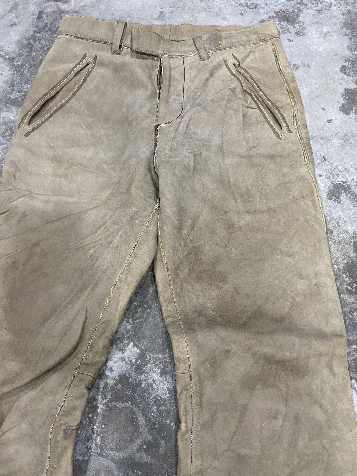 RIPVANWINKLE Ripvanwinkle steer leather bikers pants Size US 32 / EU 48 - 3 Thumbnail