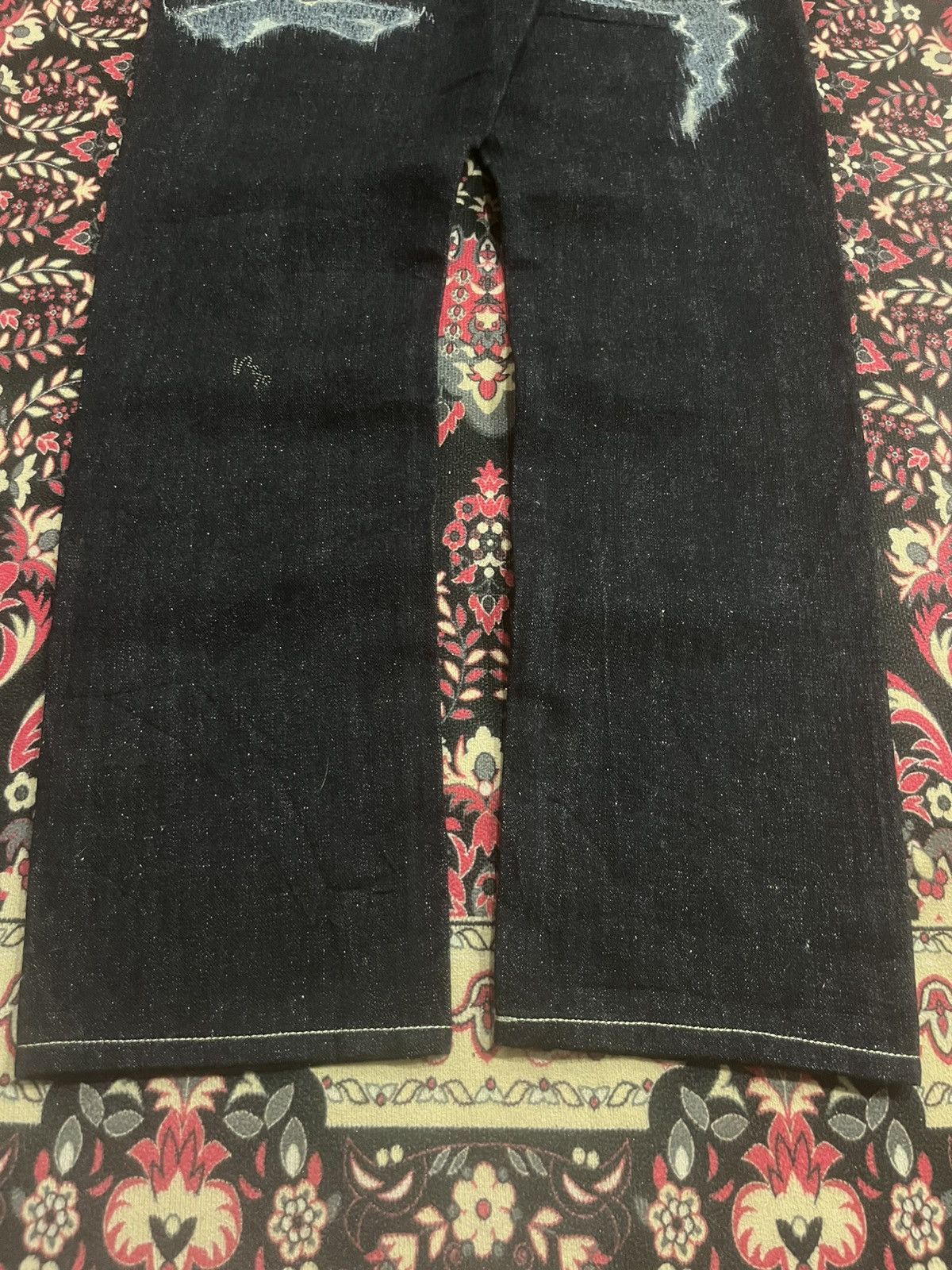 Kapital Vintage Japan Kyuten Okayama Dark Washed Sashiko Stitch Jean Size US 32 / EU 48 - 12 Thumbnail