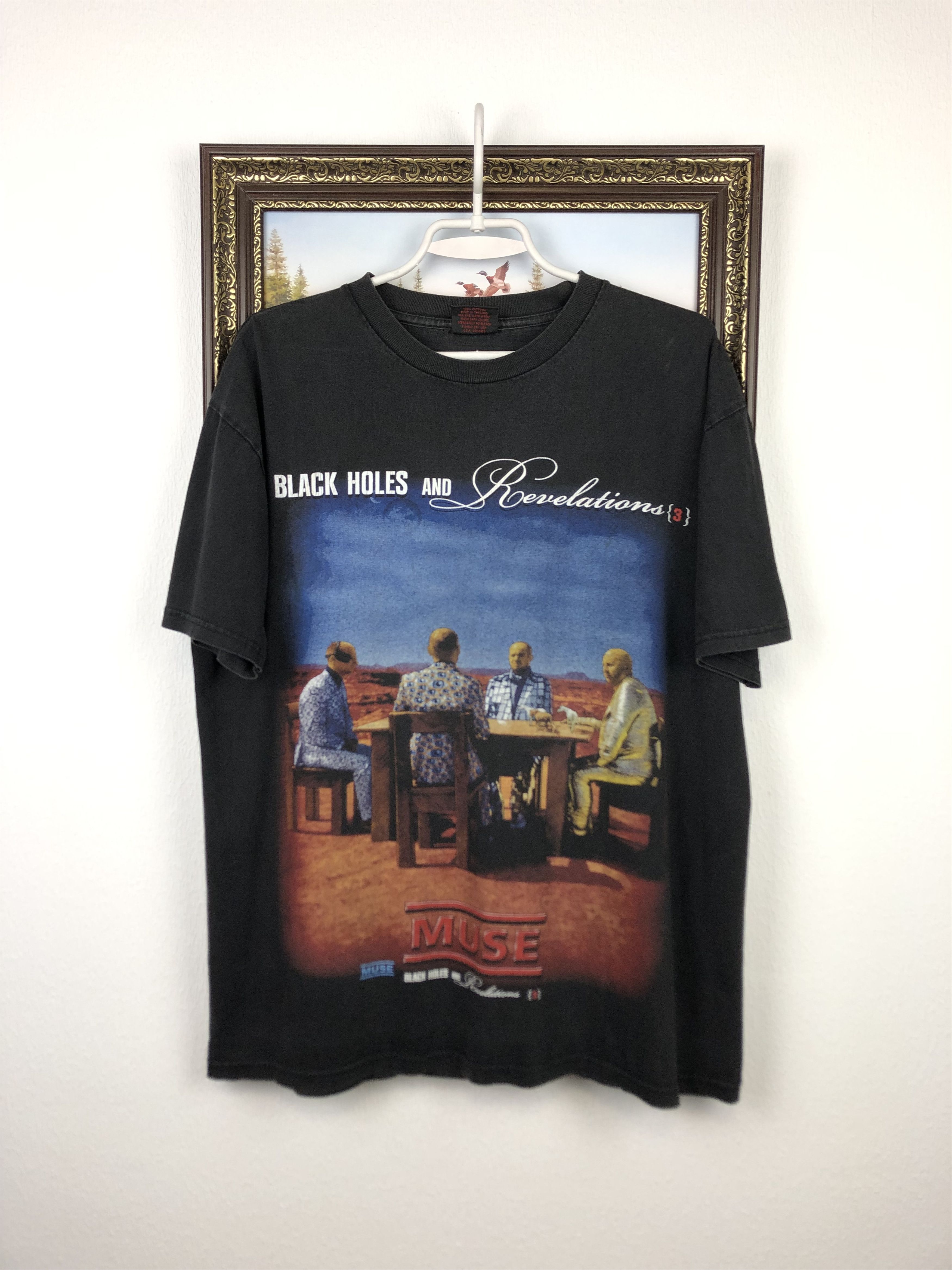 Vintage Muse Shirt Black Hole And Revelations Tour Band Tee