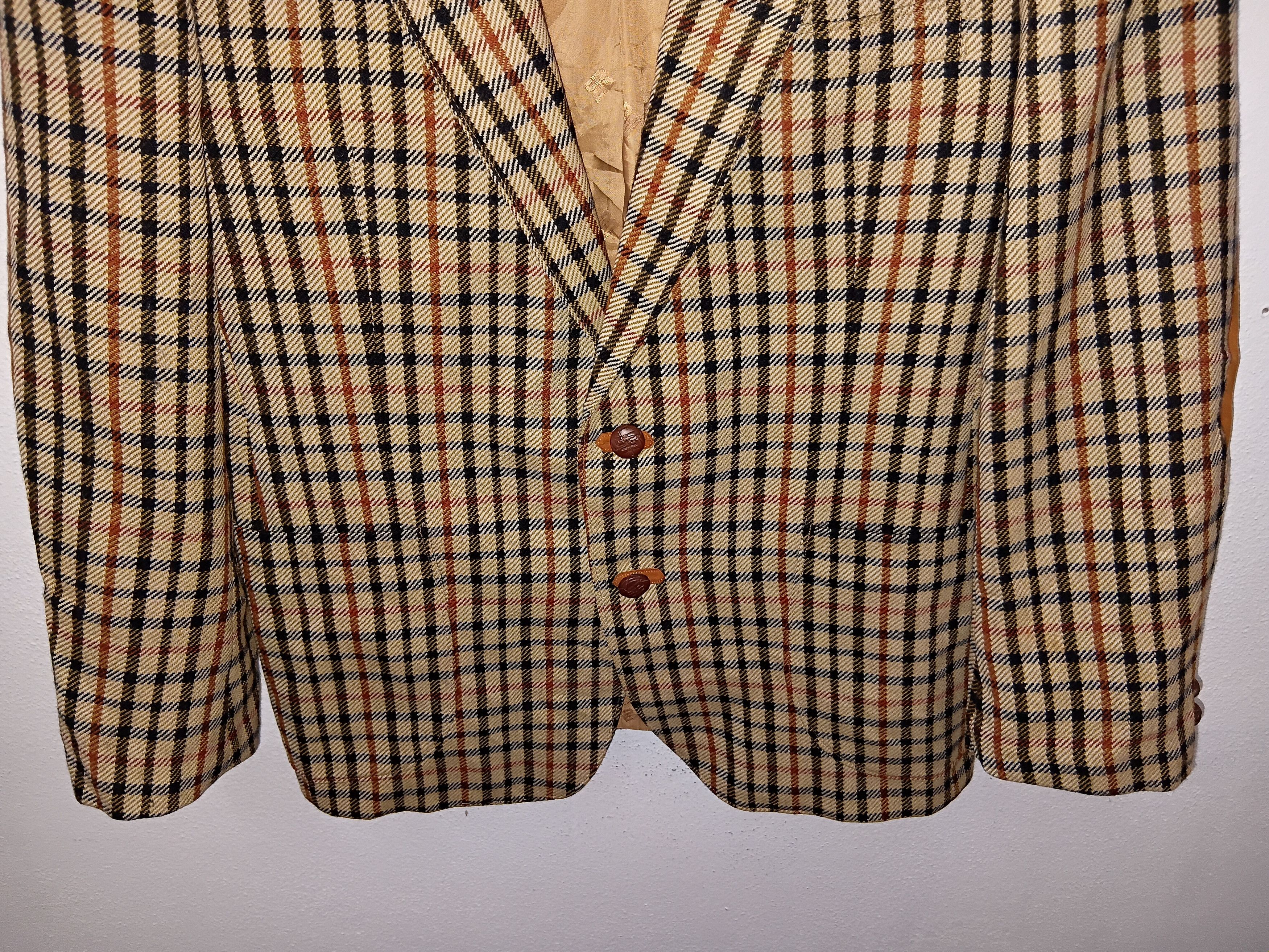 DAKS Vintage DAKS London Blazer Coat Wool Jacket Size US M / EU 48-50 / 2 - 3 Thumbnail