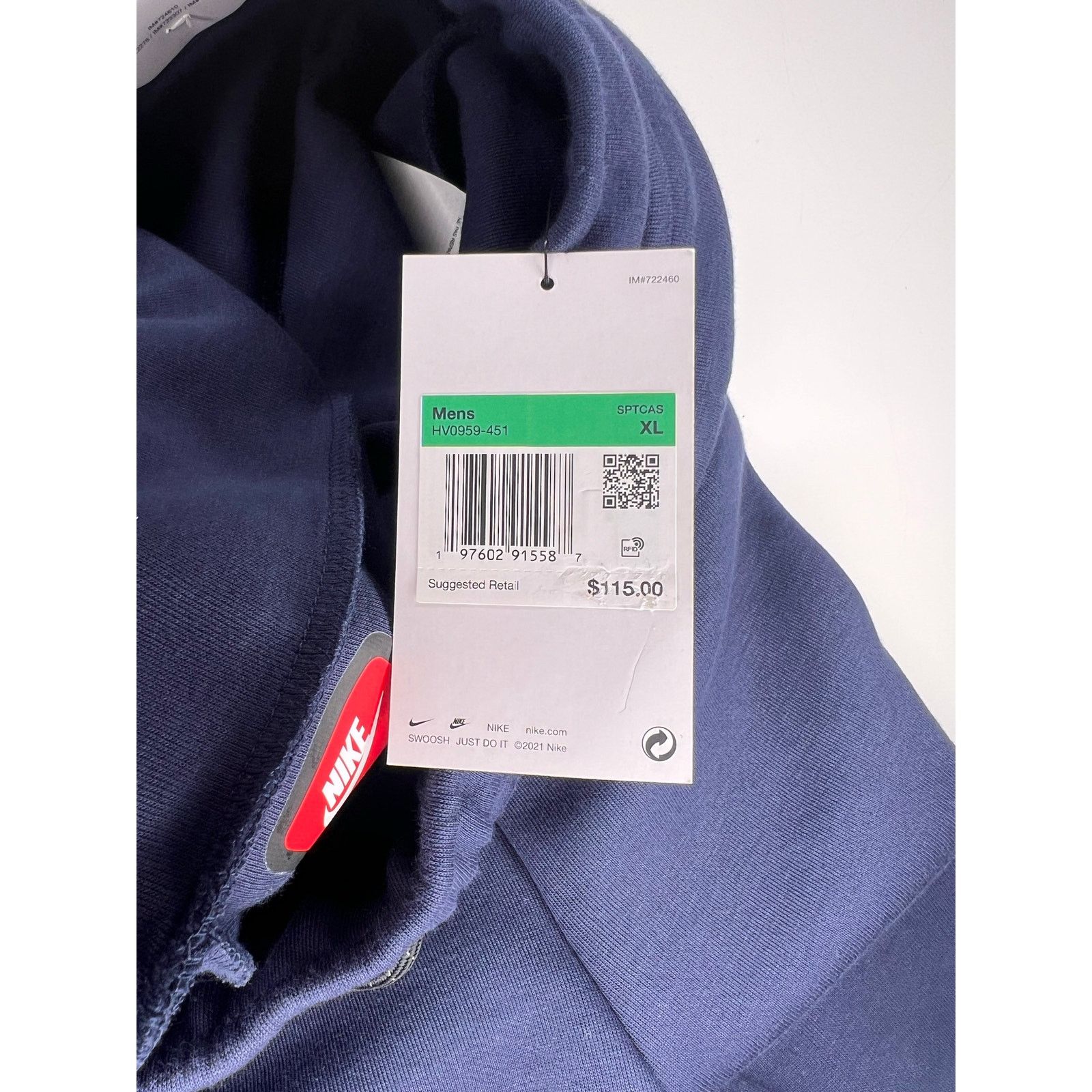 Nike Nike Tech Fleece Joggers Obsidian Navy Blue Sweat Pants Size US 38 / EU 54 - 7 Thumbnail