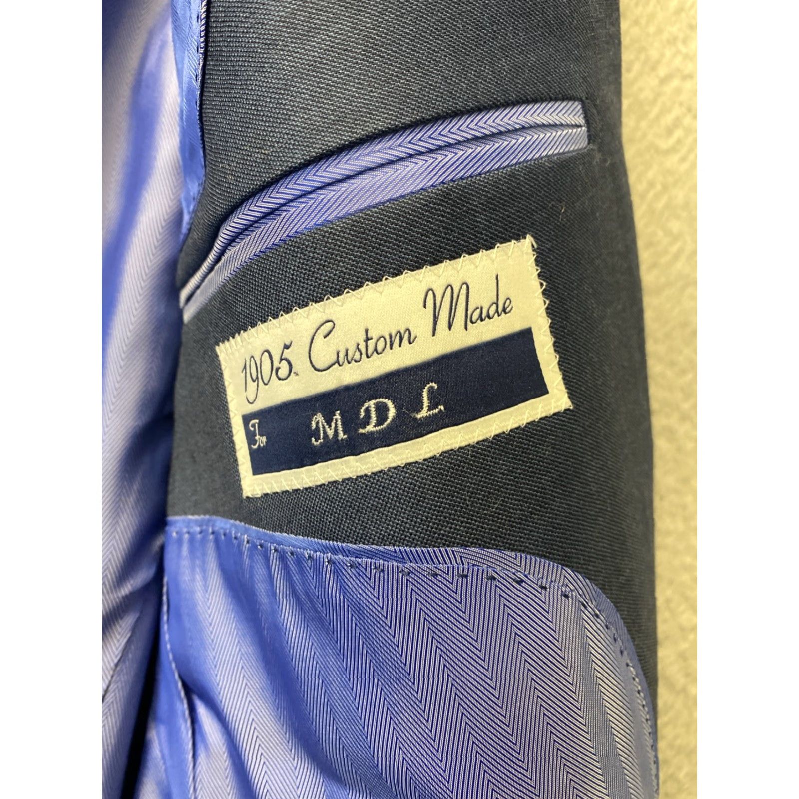 Jos. A. Bank VINTAGE Jos A. Bank Men's Blazer Sport Coat Jacket Wool 42R Blue Formal Tuxedo Mens Size 42R - 7 Thumbnail