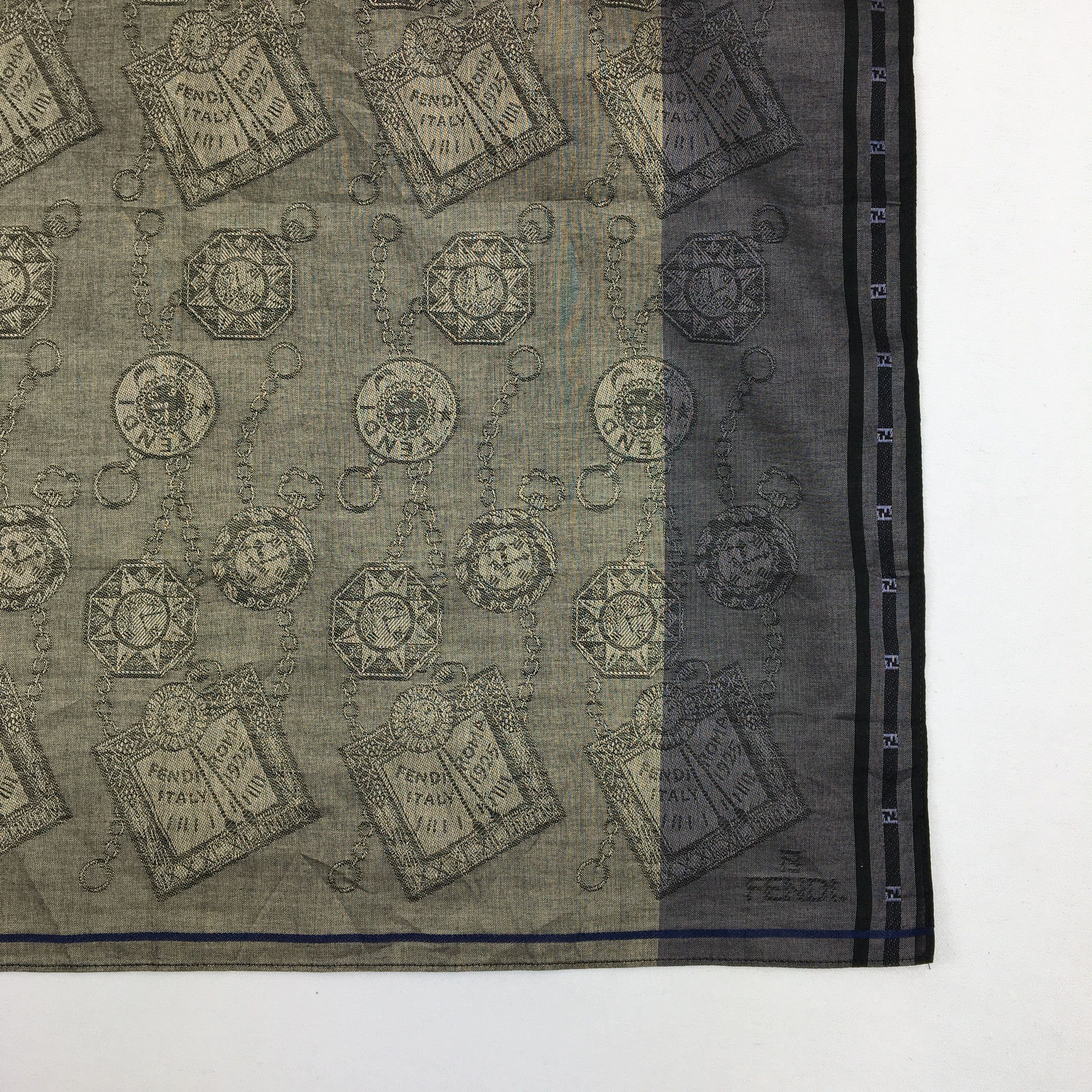 Japanese Brand Fendi Handkerchief Neckerchief Bandana Size ONE SIZE - 3 Thumbnail