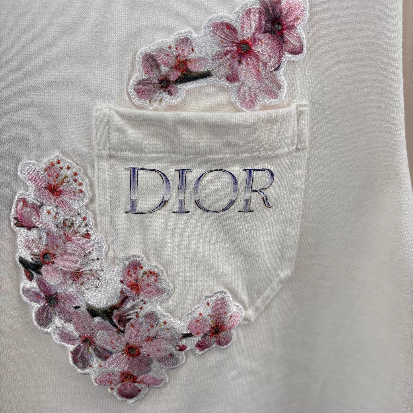 Dior Dior Flower Embroidered Logo SS T XL Unisex Size XL / US 12-14 / IT 48-50 - 4 Thumbnail