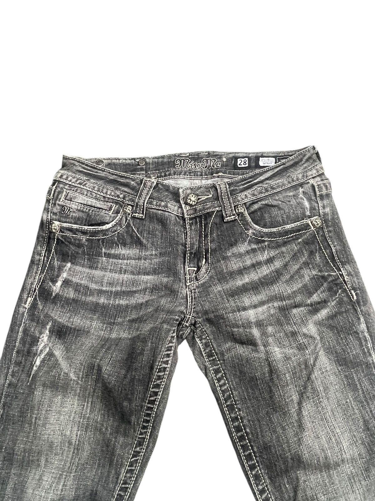 Designer × Miss Me Miss Me Skinny Distresed Denim Size 30" / US 8 / IT 44 - 6 Thumbnail