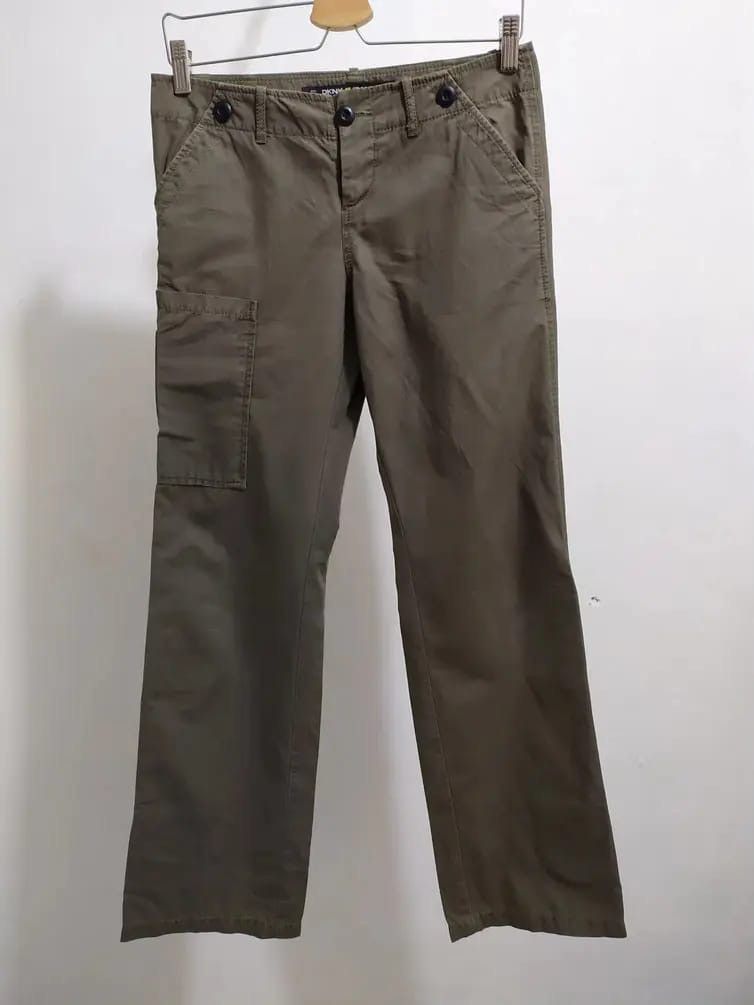 DKNY Rare DKNY Cargo Pants Straps Low Rise Nice Design Pants Size 27" / US 4 / IT 40 - 4 Thumbnail