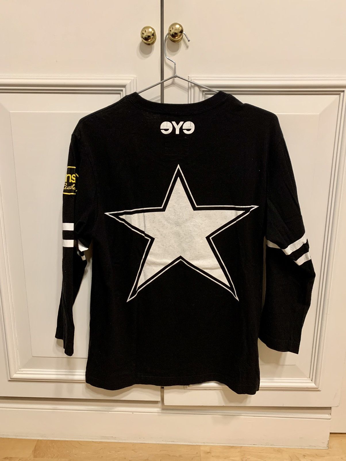 Japanese Brand Junya Watanabe x Vanson Leathers 3/4 Black Long Sleeve Tee Size US M / EU 48-50 / 2 - 2 Thumbnail