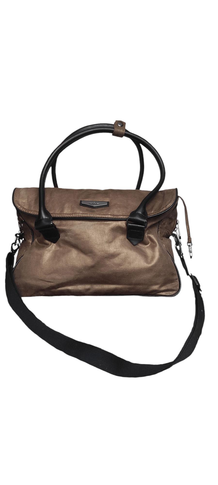 Japanese Brand Kipling Superwork Metallic Small Briefcase Laptop Tote Bag Size ONE SIZE - 1 Thumbnail