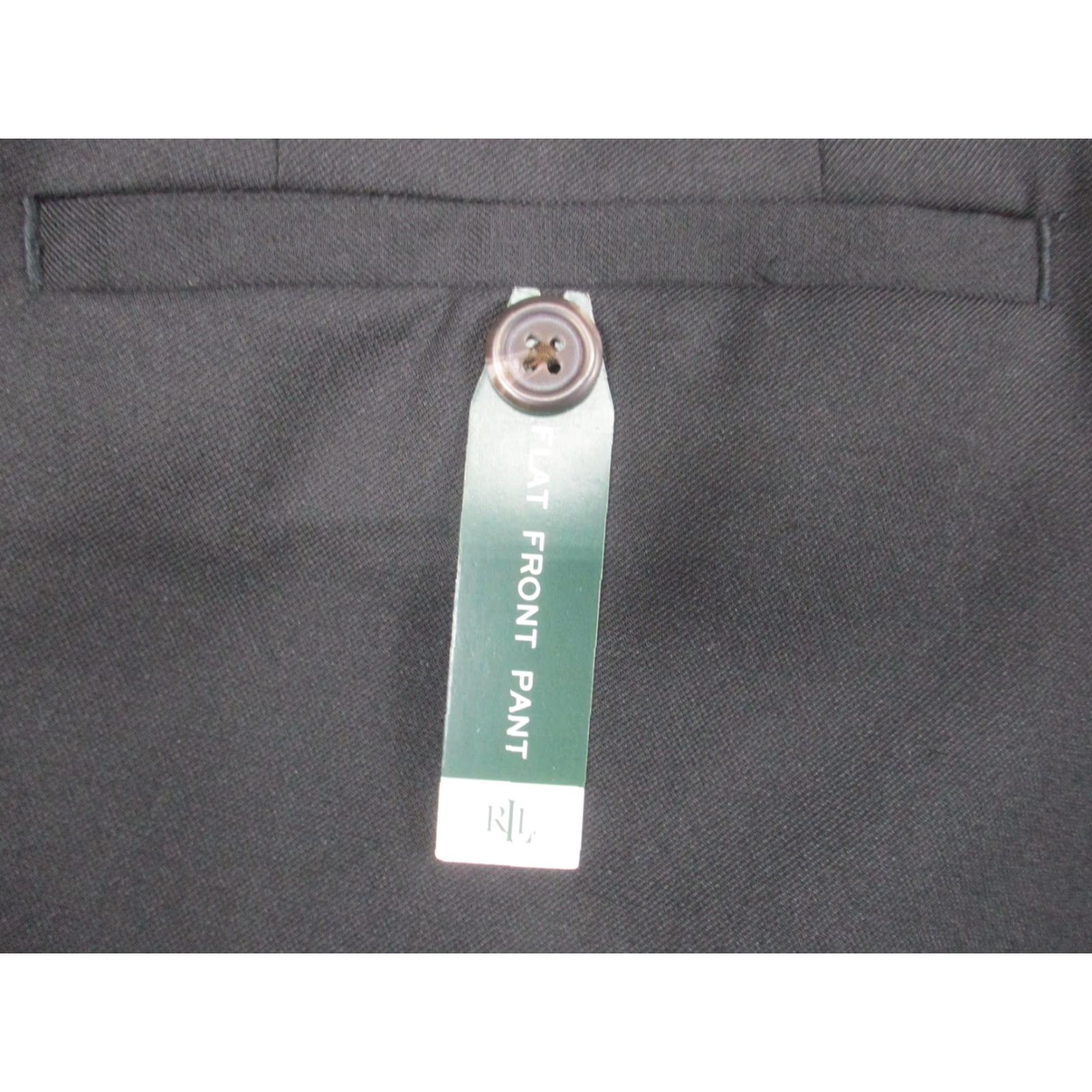 Ralph Lauren Lauren Ralph Lauren Pants Mens 42x30 Black Flat Front Dress Machine Washable Size US 42 / EU 58 - 7 Thumbnail