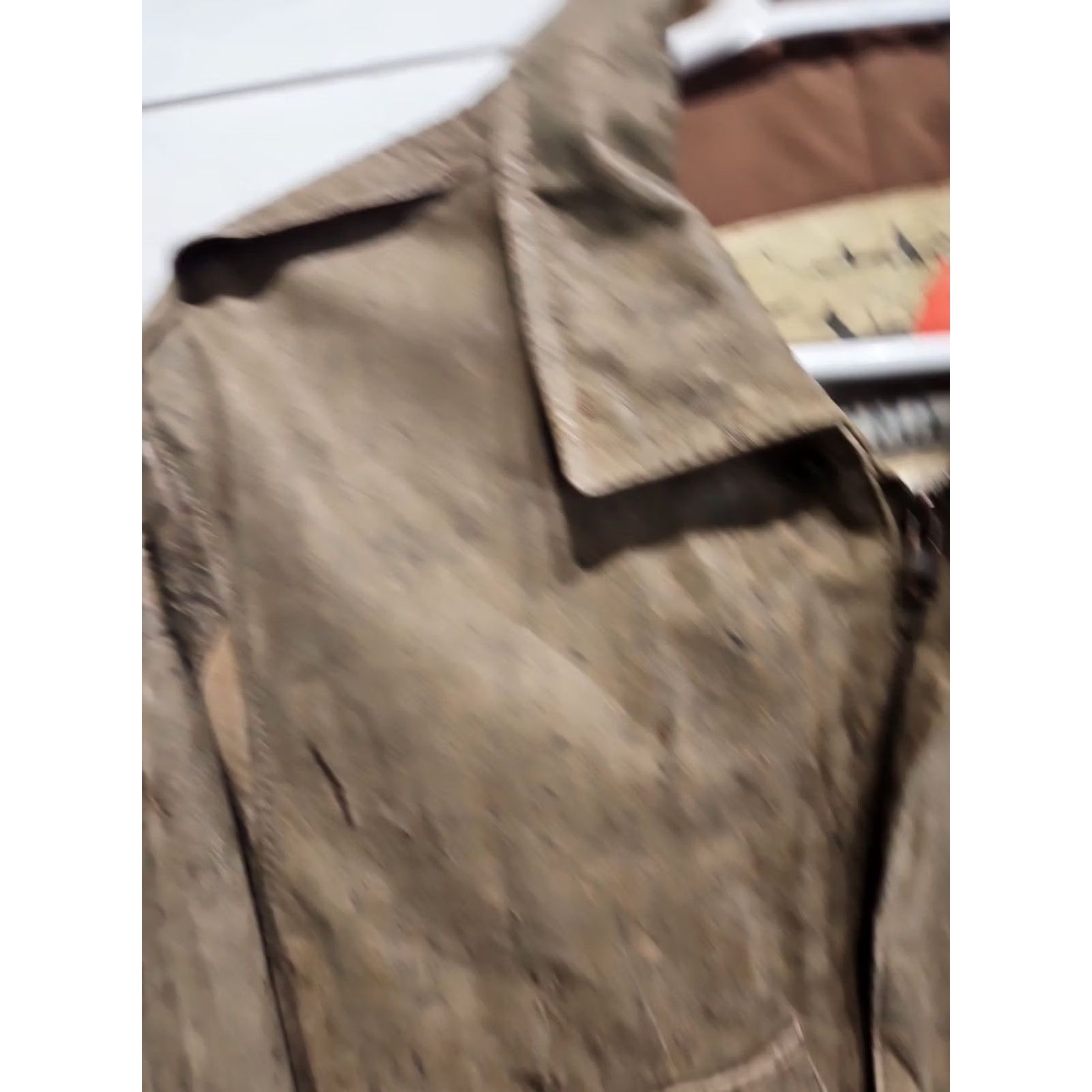 Vintage VINTAGE Burma Run Brown Leather Bomber Jacket Mens L 1990s Aviator Distressed Leather Quilted Liner Winter Fall Spring Motorcycle Style Size US L / EU 52-54 / 3 - 6 Thumbnail