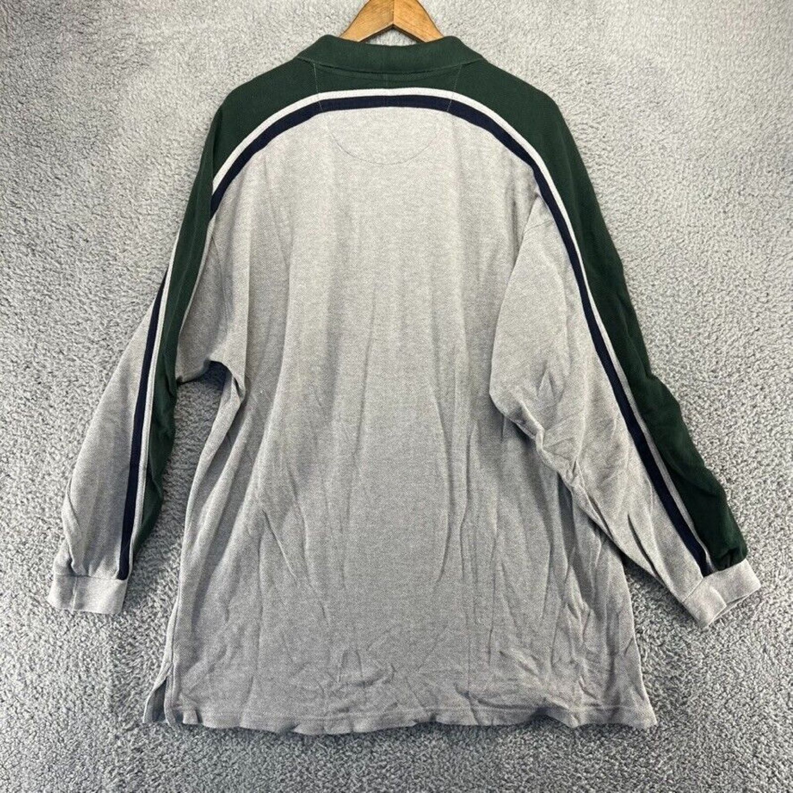 Lee Vintage Lee Dungarees Sweater Men's XL Gray Green 1/4 Zip Size US XL / EU 56 / 4 - 7 Thumbnail