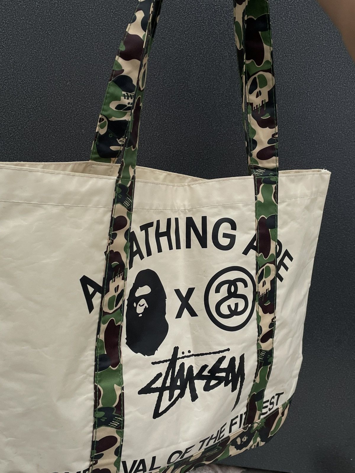Bape × Stussy Bape X Stussy Nylon Tote Bag Size ONE SIZE - 1 Thumbnail