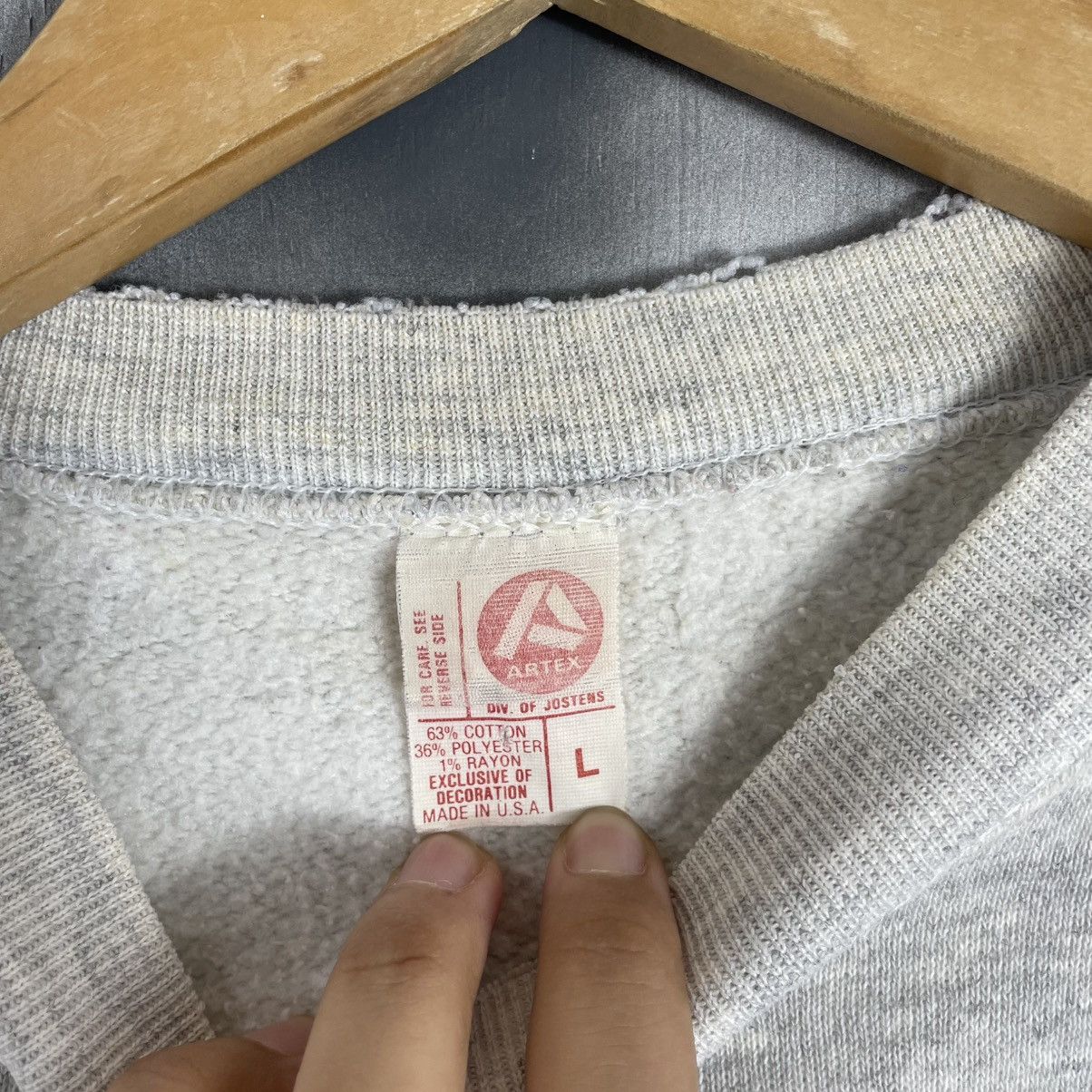 Budweiser × Vintage Vintage Budweiser Distressed Style Sweatshirt Size US L / EU 52-54 / 3 - 4 Thumbnail