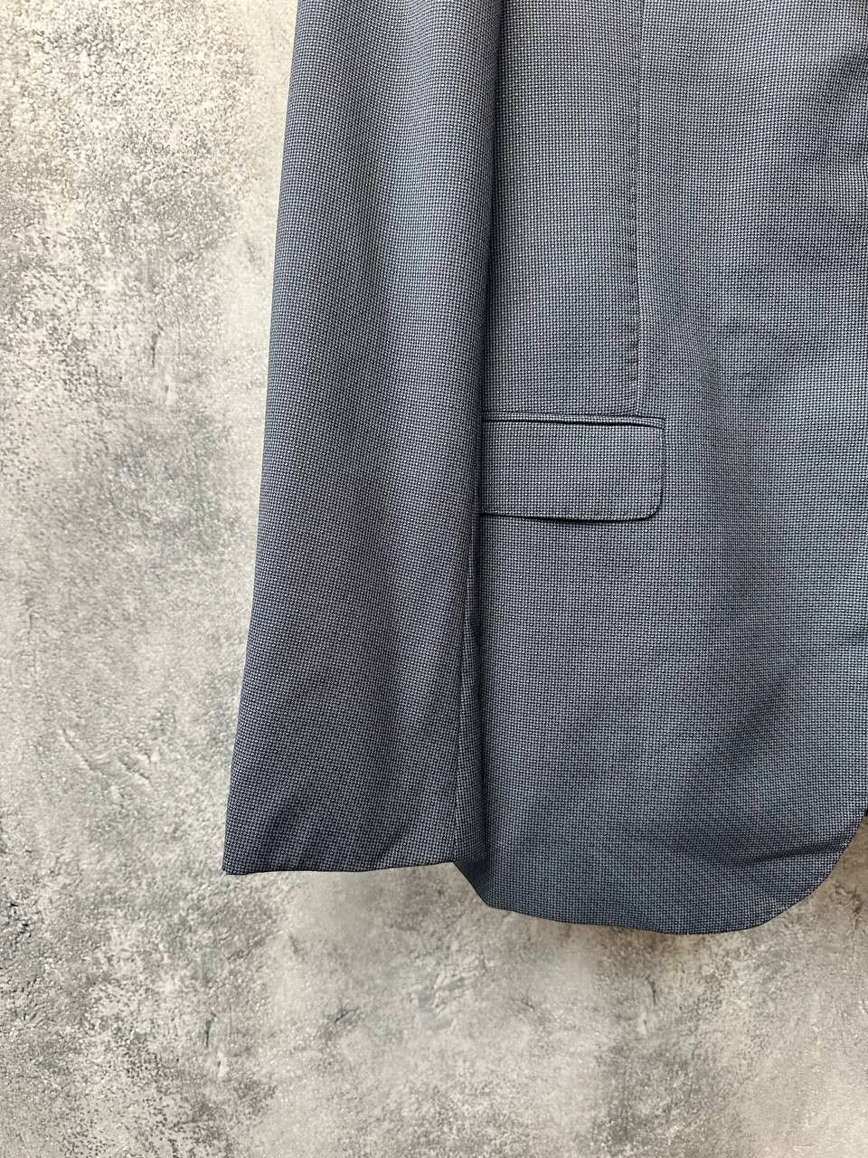 Designer × Emporio Armani Emporio Armani M Line Lana Wool Tweed Blazer Notch Jacket Size 50R - 7 Thumbnail